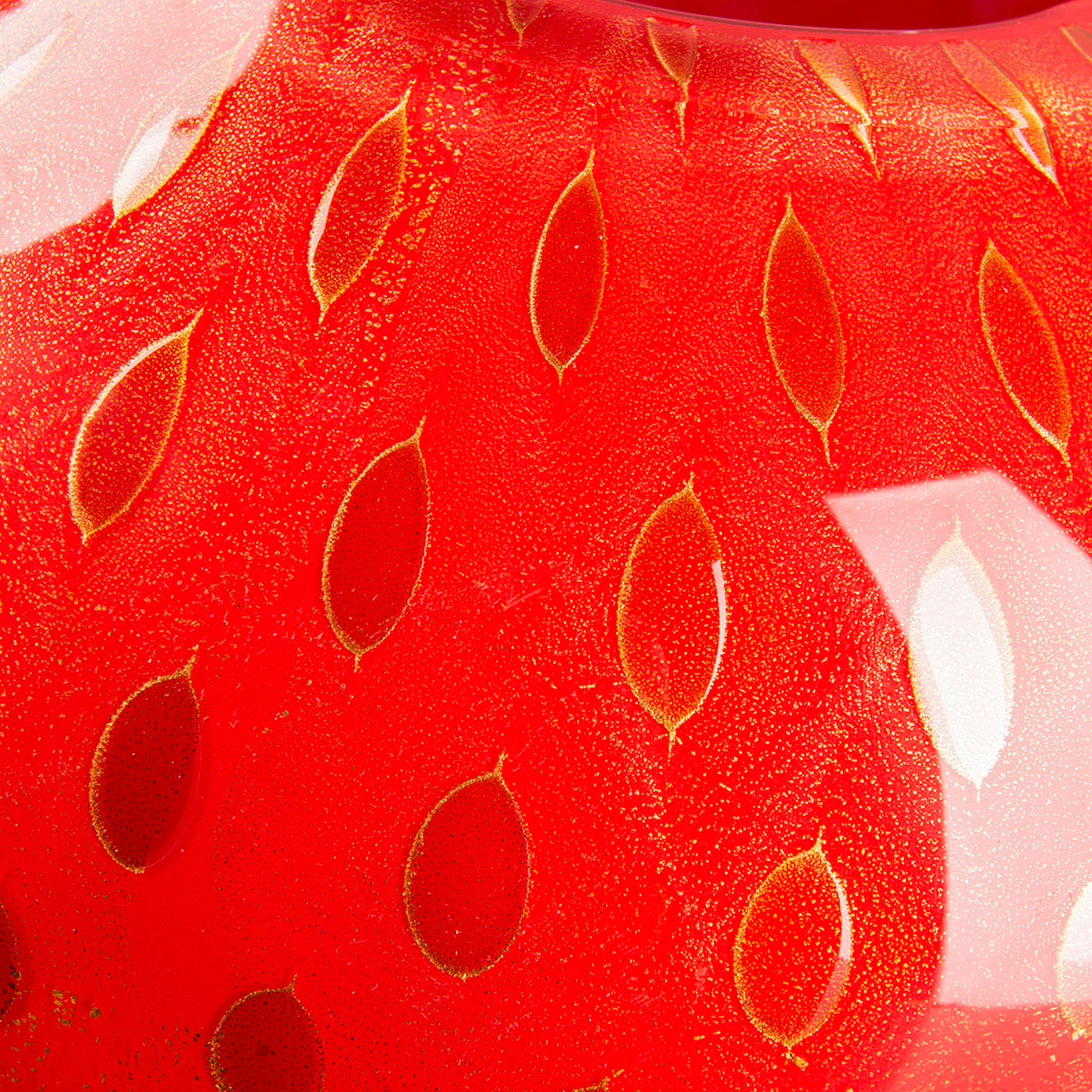 Mocenigo Sfera Gold & Red Vase - Alternative view 1