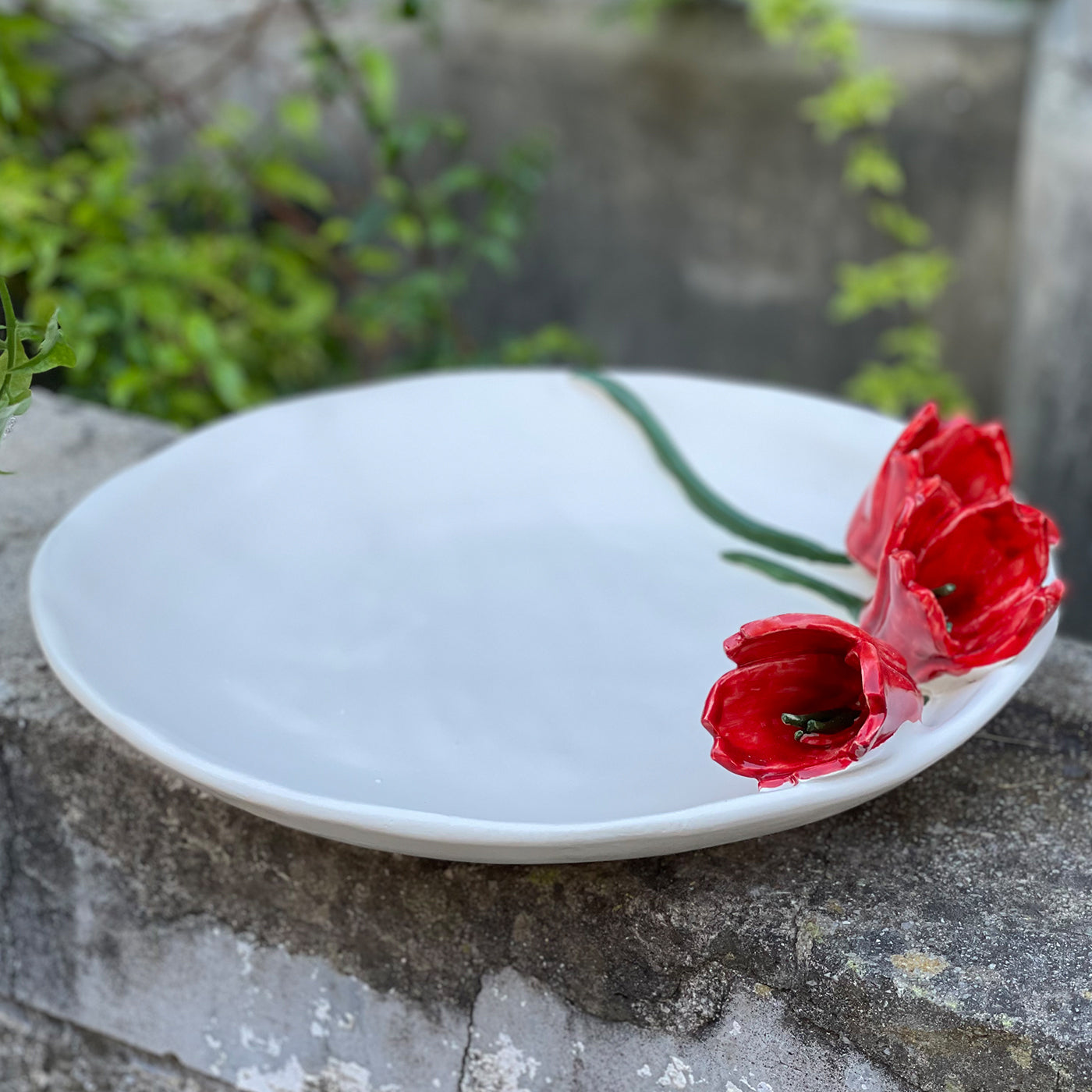 Conturbante Plate with Tulips - Alternative view 1
