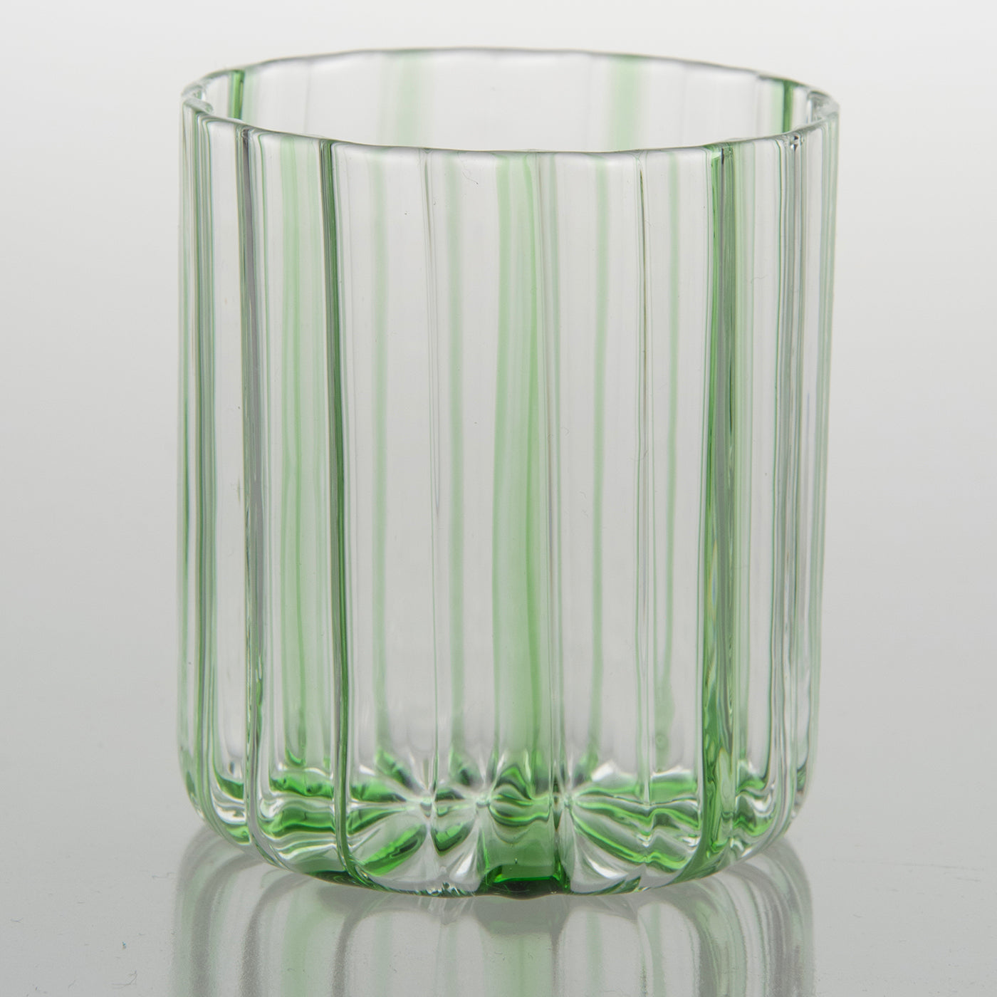 Green Stripes Glass - Alternative view 1
