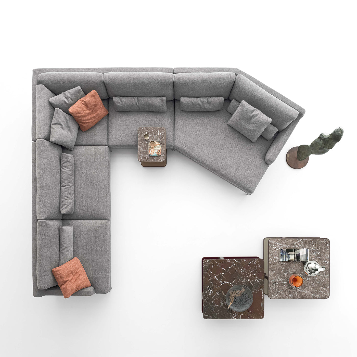 Edward Modulares Sofa von Giuseppe Bavuso - Alternative Ansicht 3