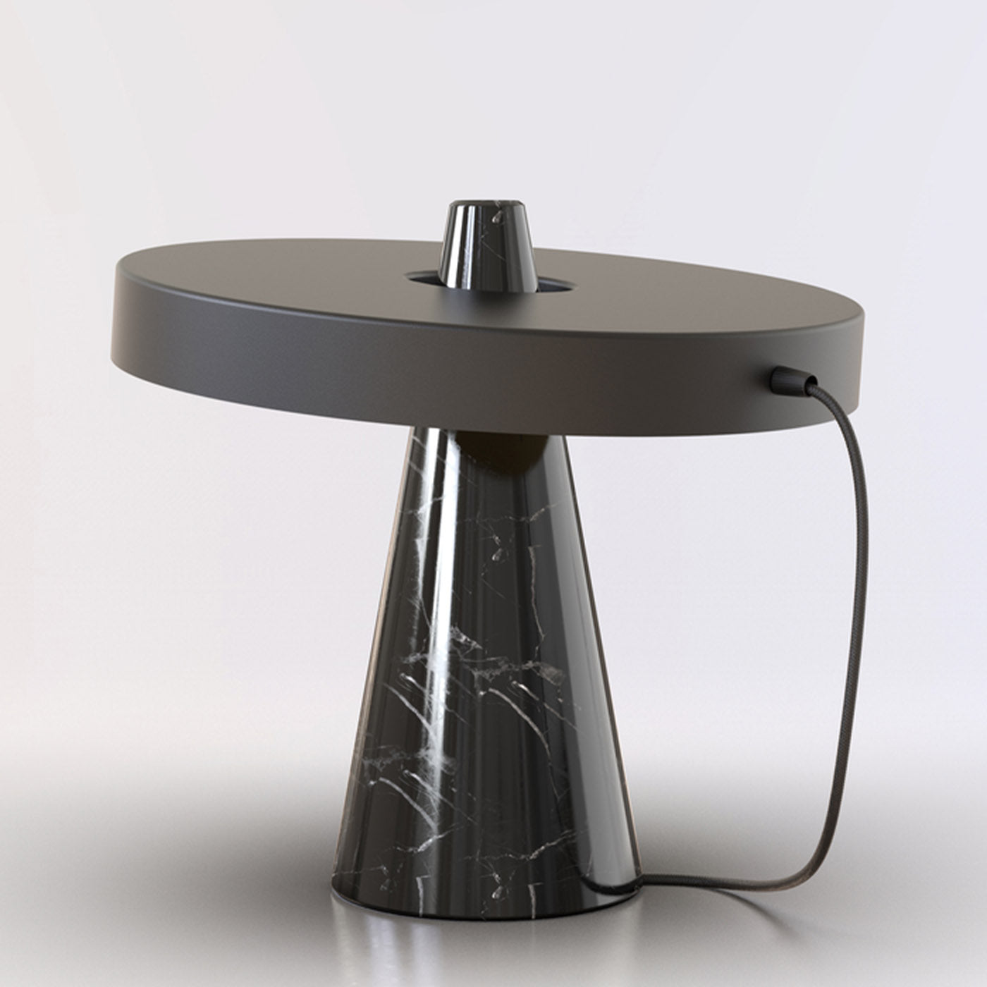 Ed039 Black Brass Table Lamp - Alternative view 1