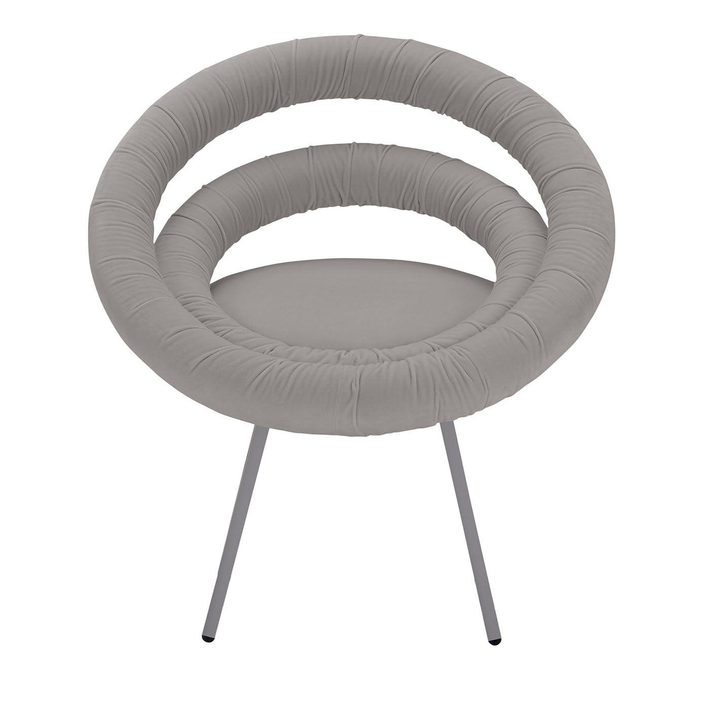 Circle Grey Chair By Roberto Giacomucci &amp; Nicola Cerasa - Vue principale