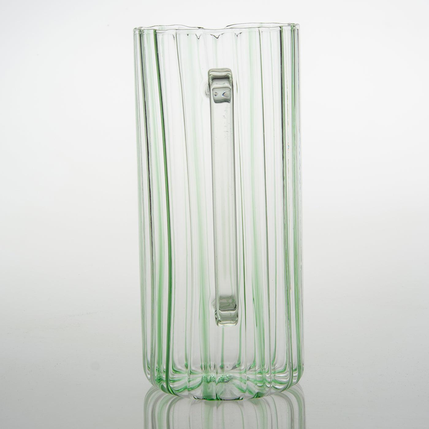 Serlio Loos Green Stripe Glass Pitcher - Alternative view 1