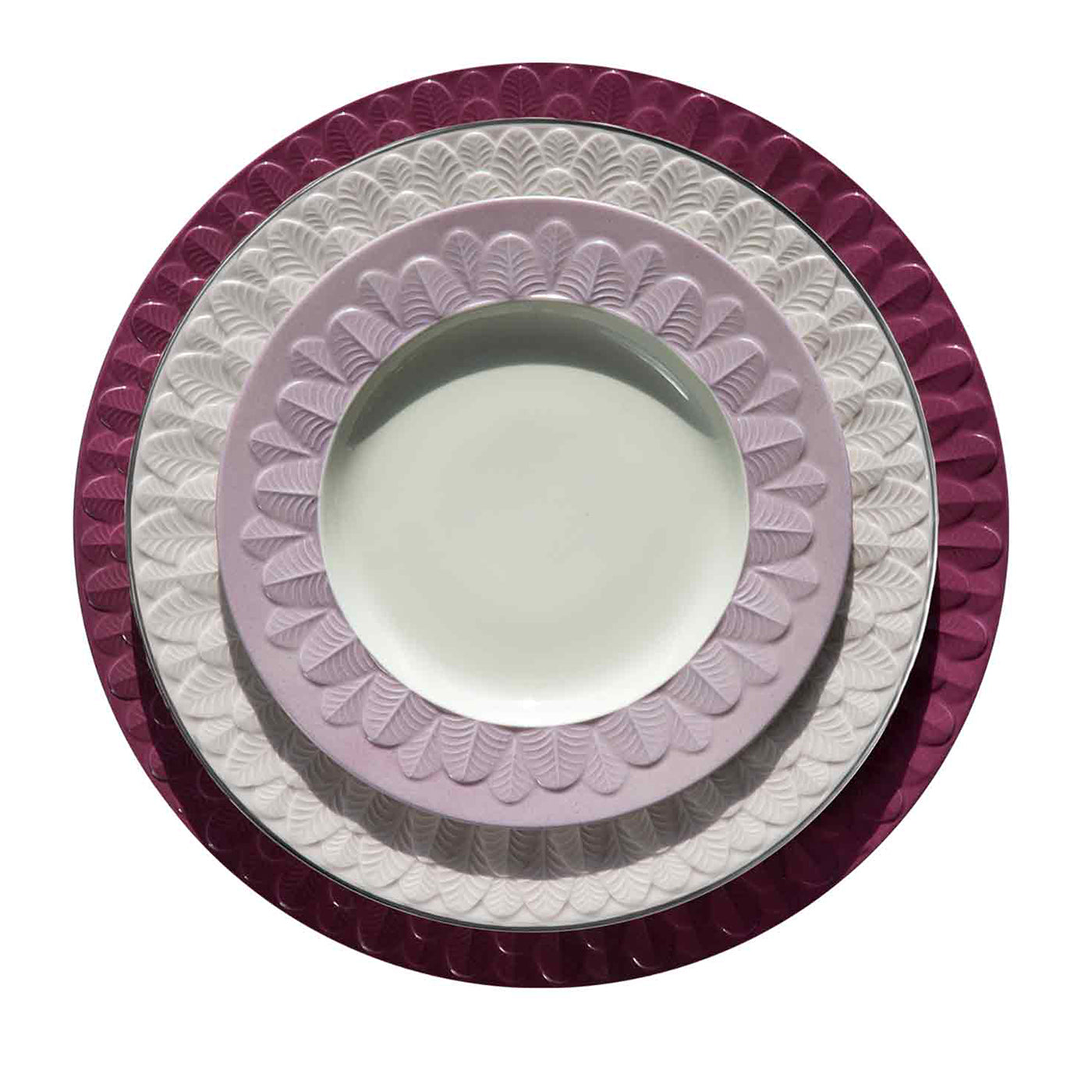 PEACOCK LAY PLATE - PURPLE #2 - Alternative view 1