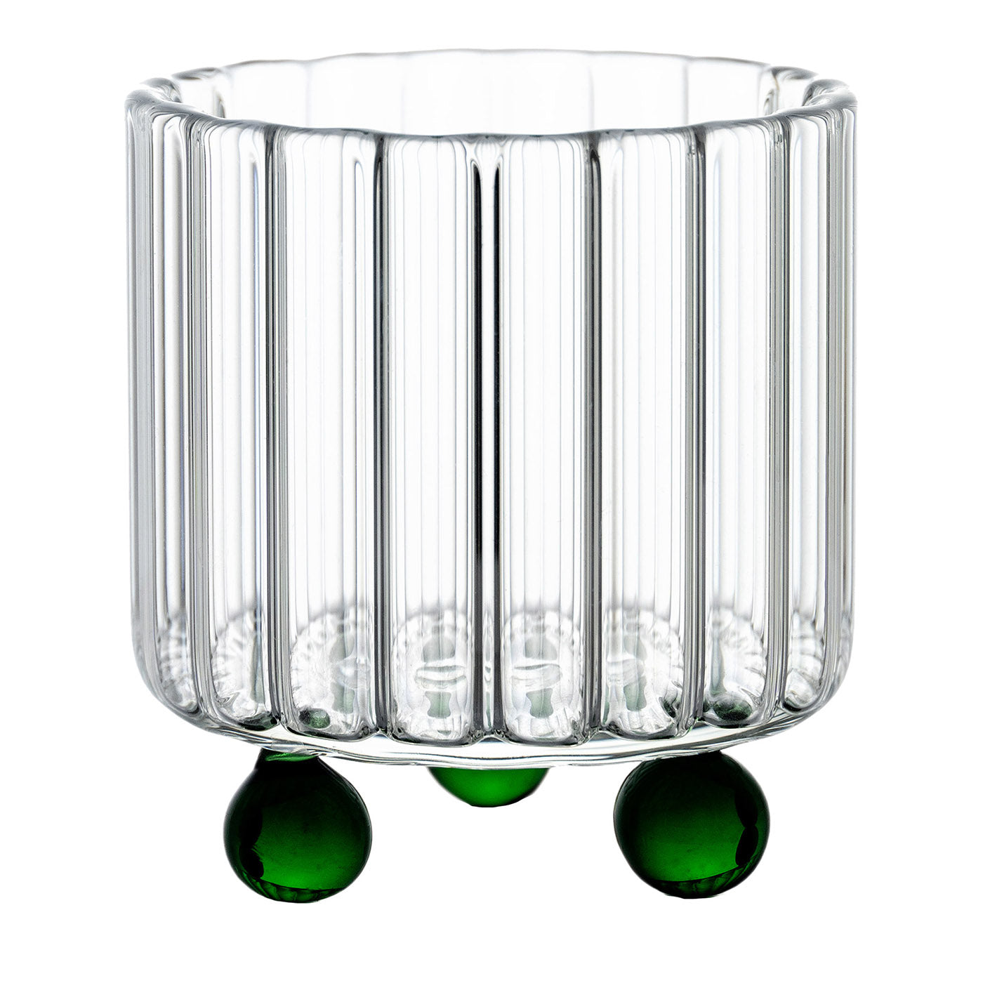 High Spirits Green Lowball Glas - Hauptansicht