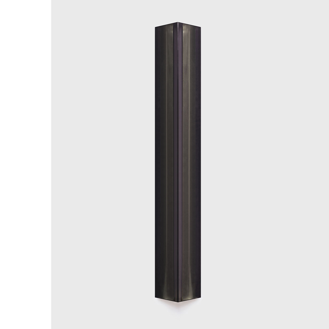 Spettro Tall Black and Steel Sconce - Alternative view 5