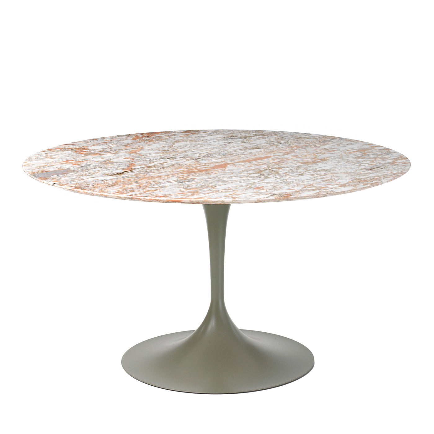Itavolo Round Table with Marble Top - Main view