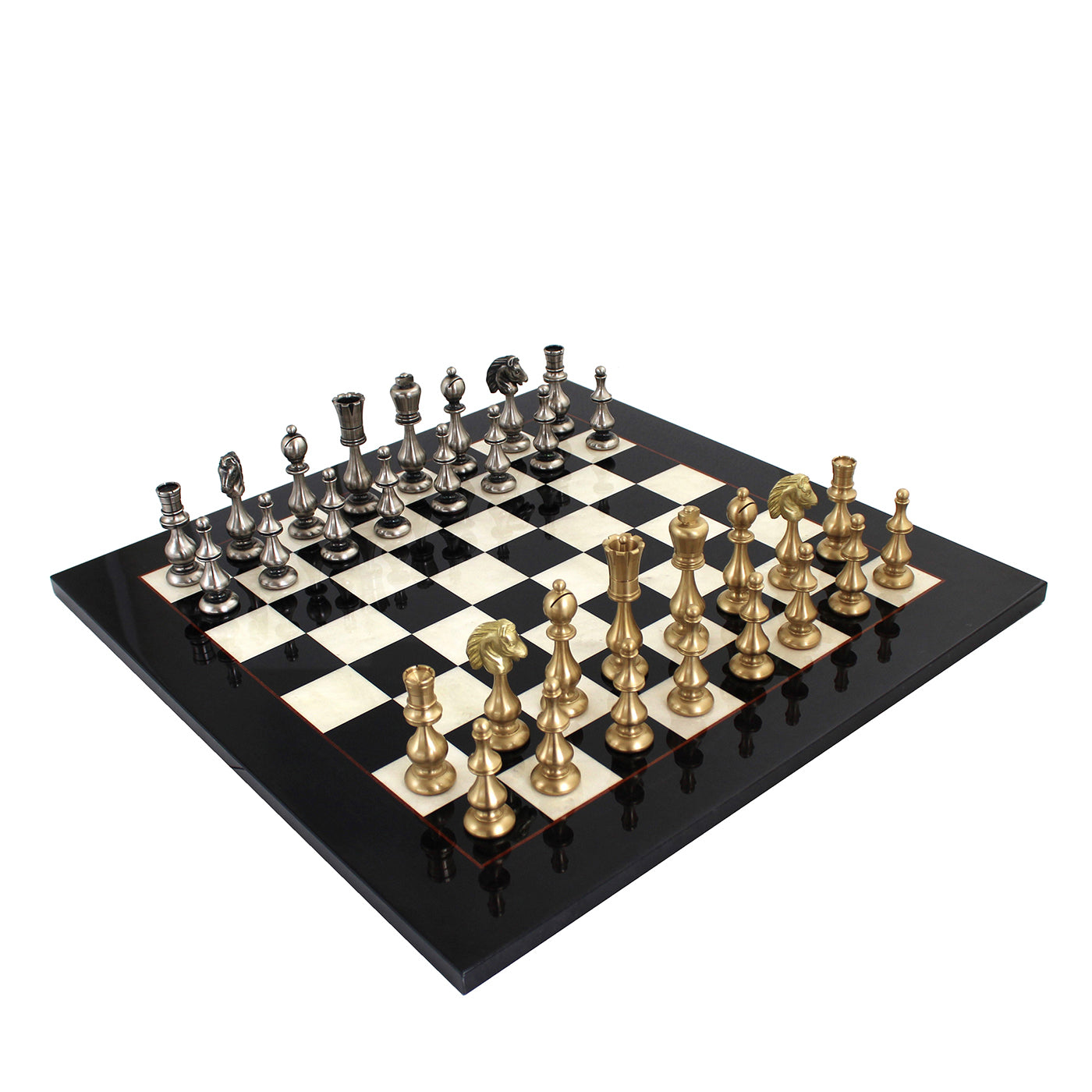 Juego de ajedrez contemporáneo de estilo oriental - Vista principal