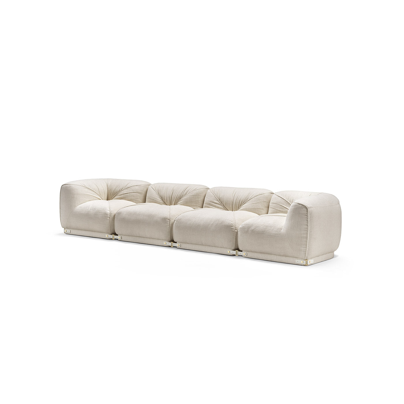Leisure 4-Seater White Sofa by Lorenza Bozzoli - Alternative view 1