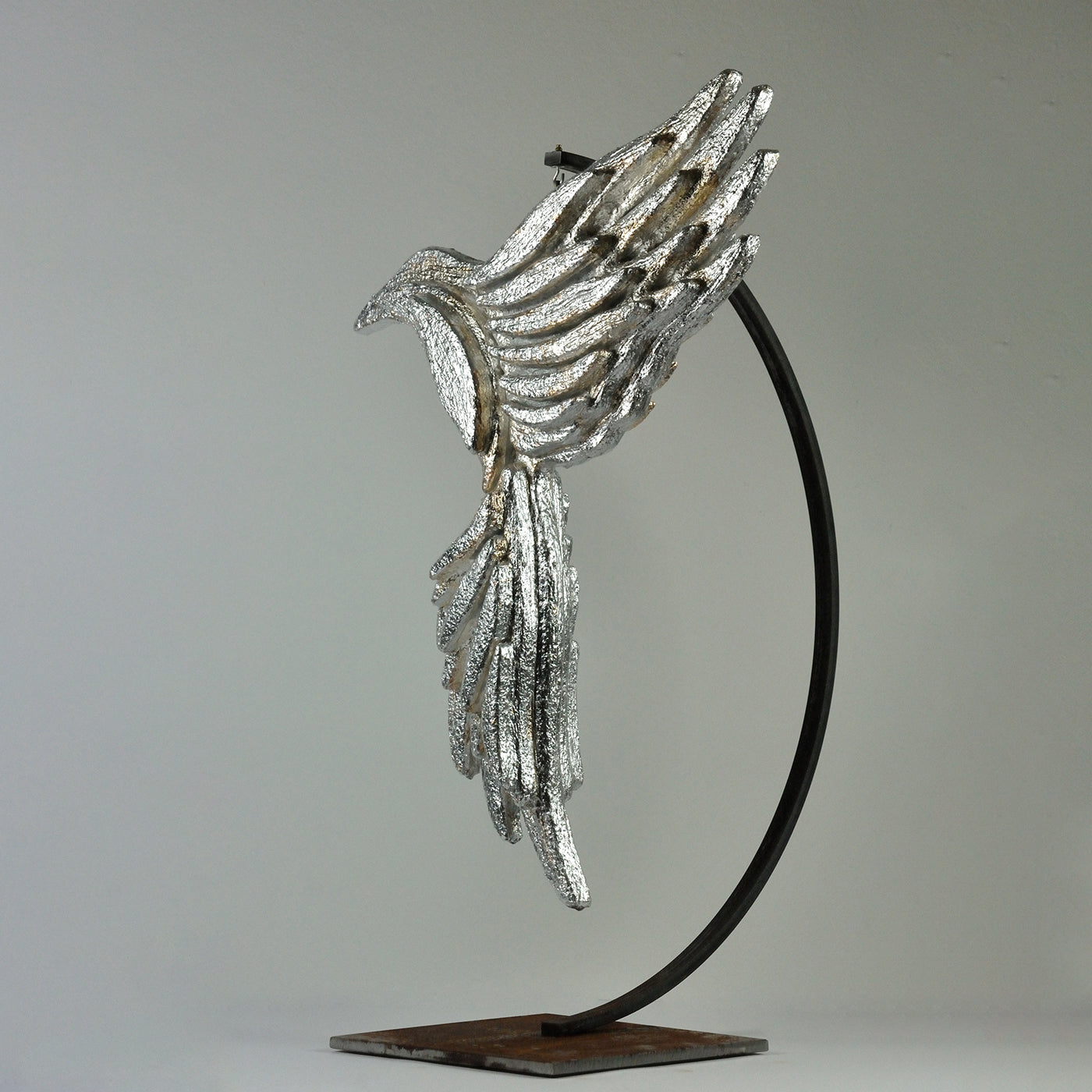 Fly Away Silvery Sculpture - Alternative view 1