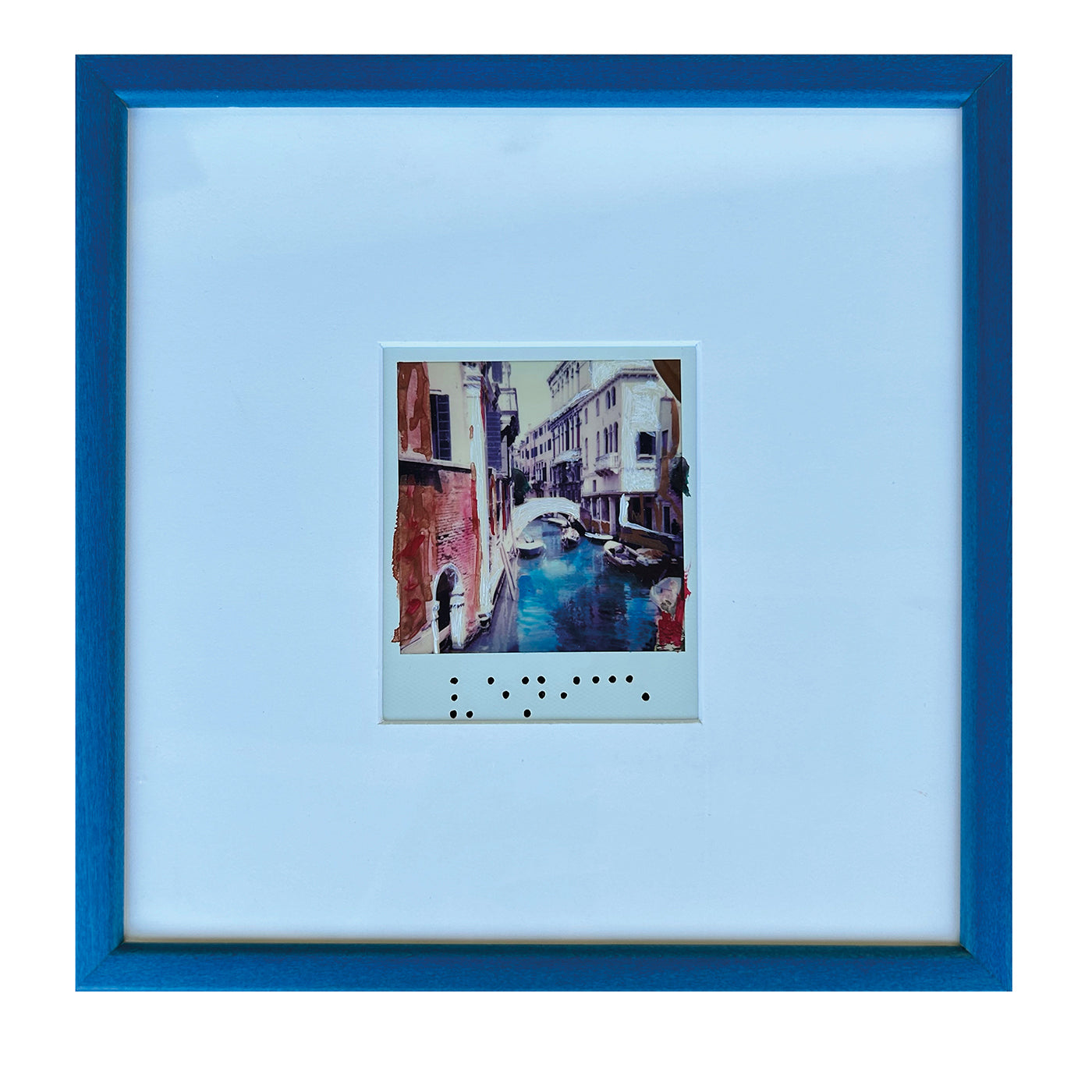 Venedig Acryl auf Polaroid #1 - Hauptansicht