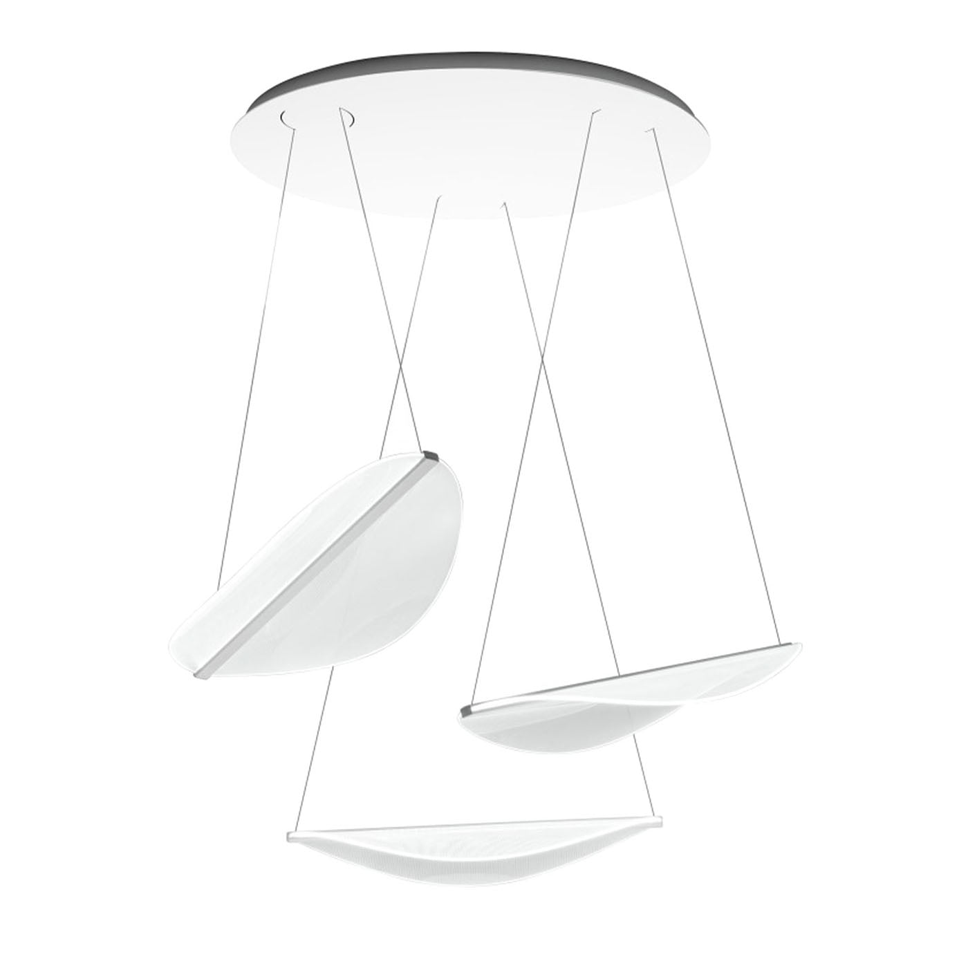 Diphy P White Pendant Lamp #1 - Main view