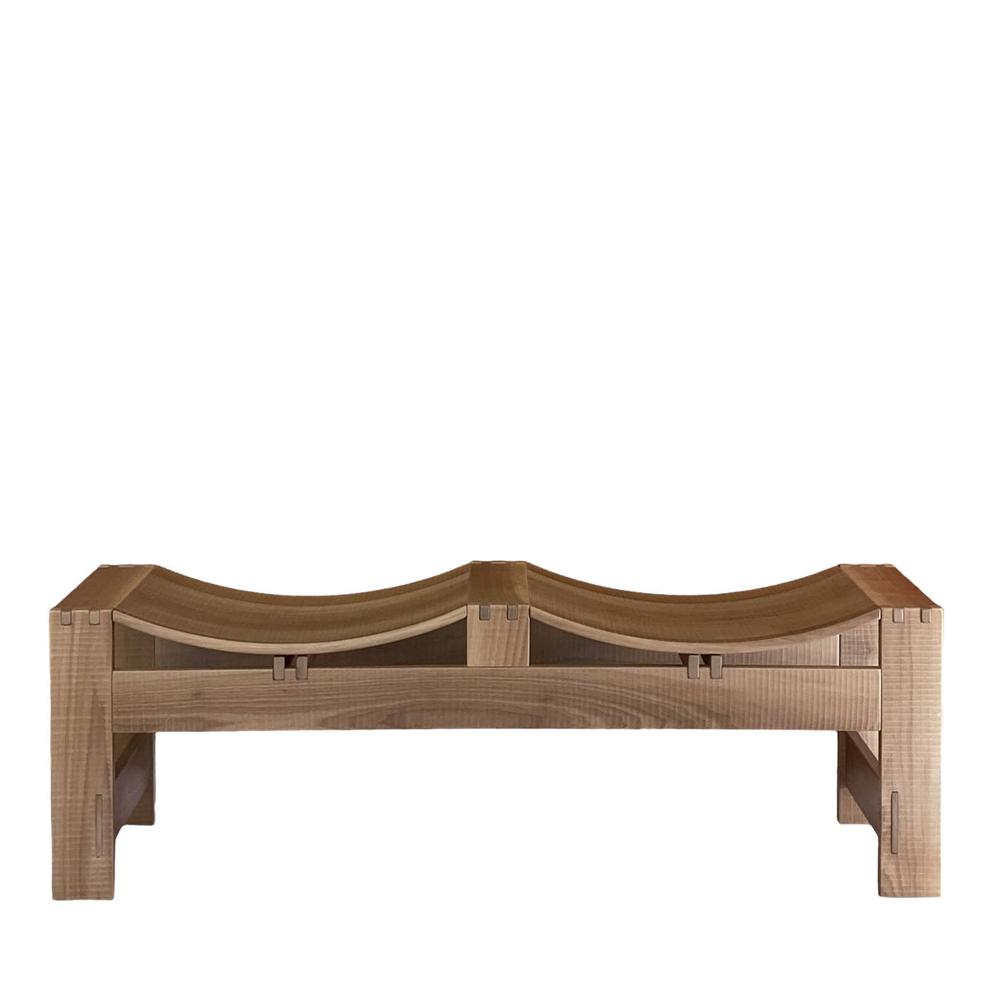 Panca degli Sposi 2-Seater Wooden Bench - Main view