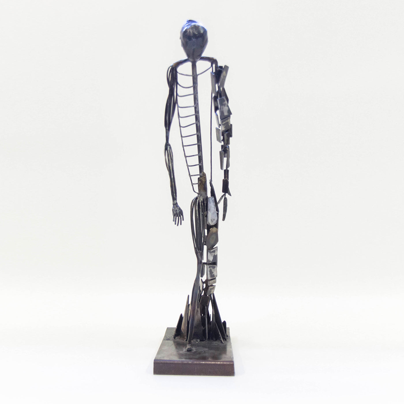 Uomo In Movimento N.4 Sculpture by Lorenzo Quadalti - Alternative view 2