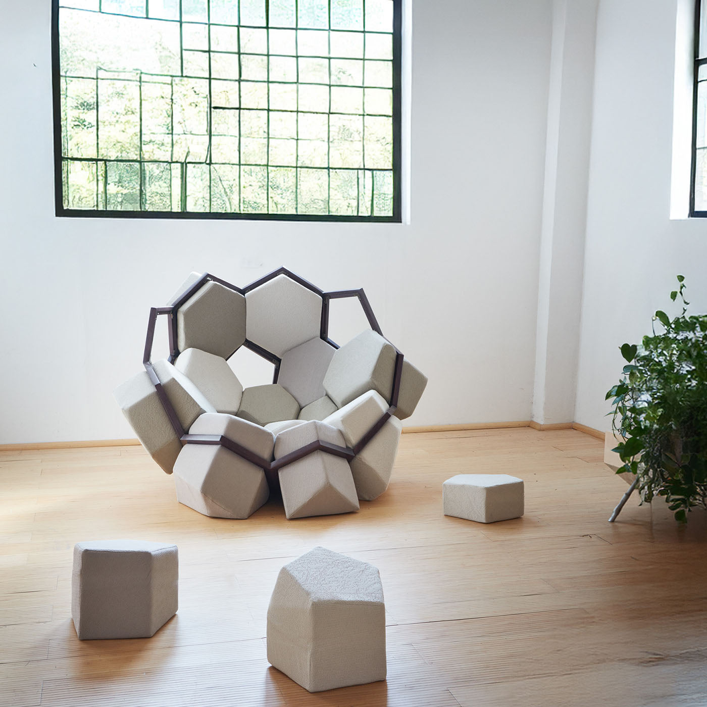 Quartz Ecological Armchair by CRTL ZAK and Davide Barzaghi - Alternative view 5