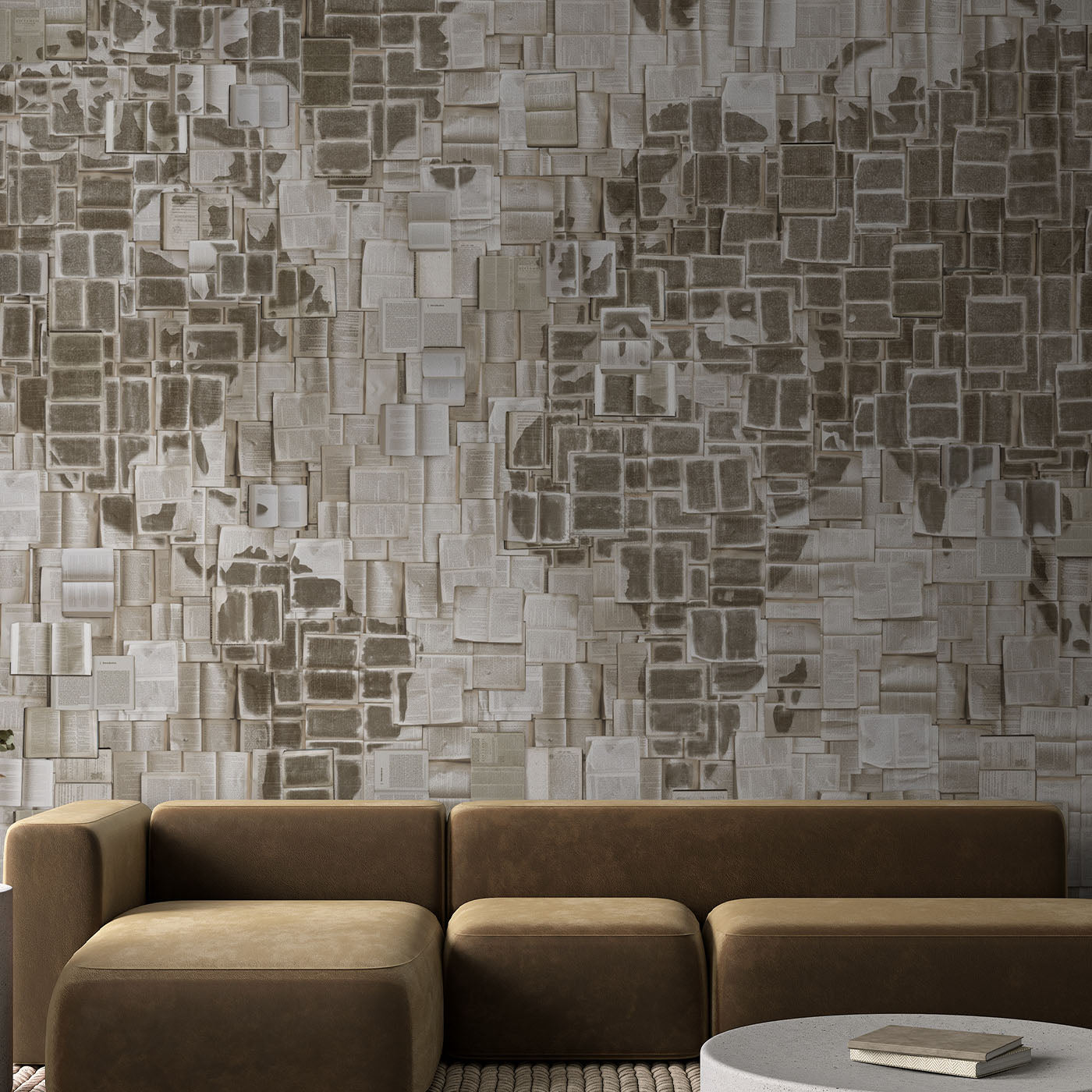 Passenger Beige Handcrafted Textured Wallpaper - Alternative view 1