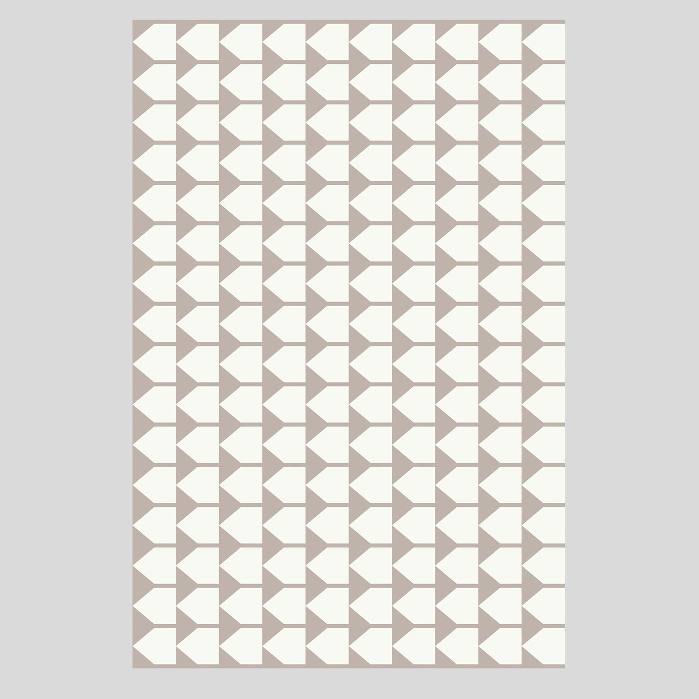 Archetipo Taupe/White Blanket by Makeyourhome + Walter Terruso - Alternative view 3
