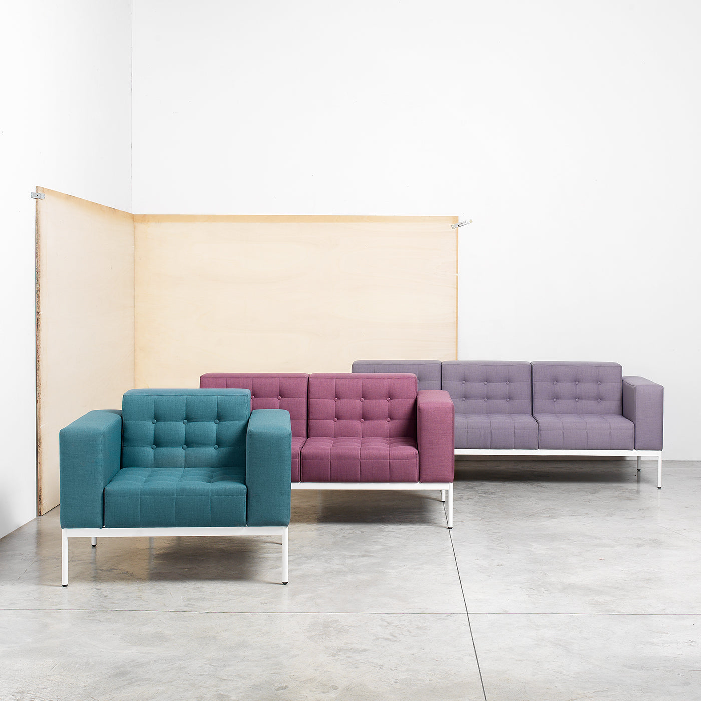 Classmade 2 seater Purple Sofa - Alternative view 1
