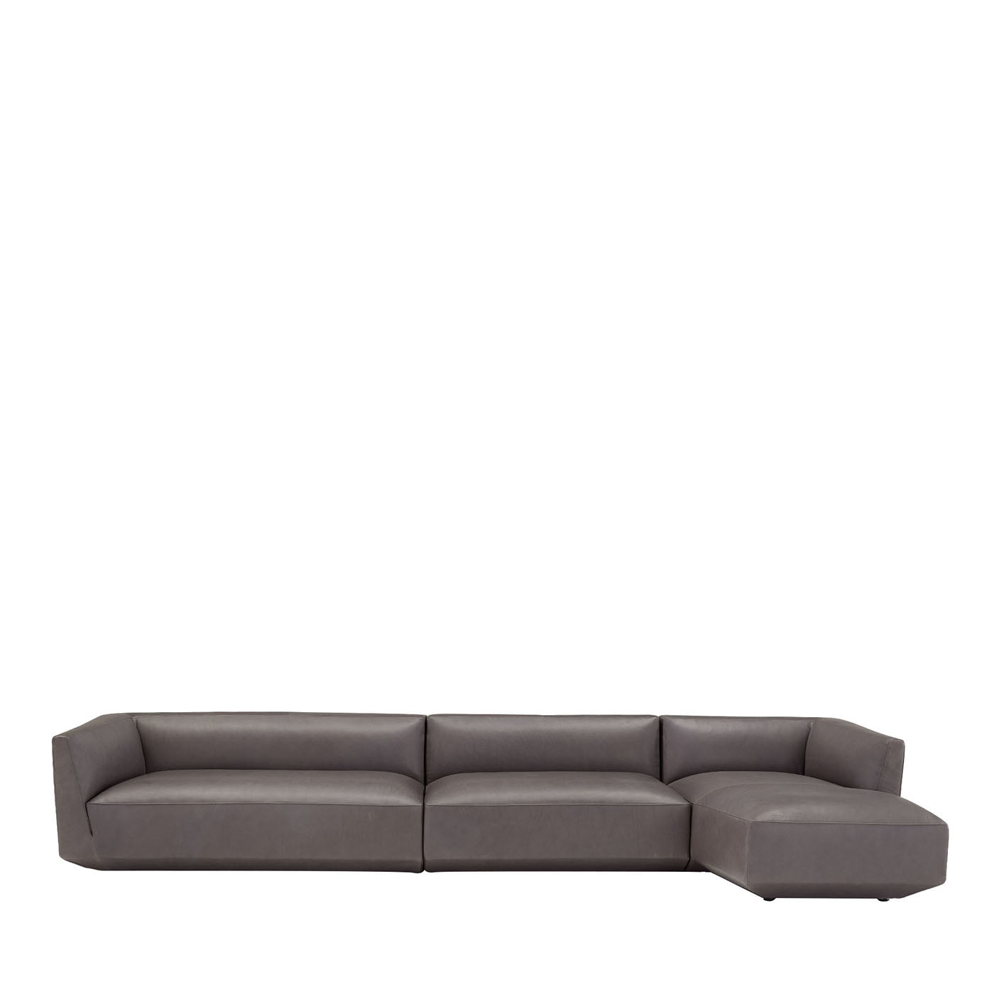 Panis Modular L-Shaped Gray Sofa - Main view