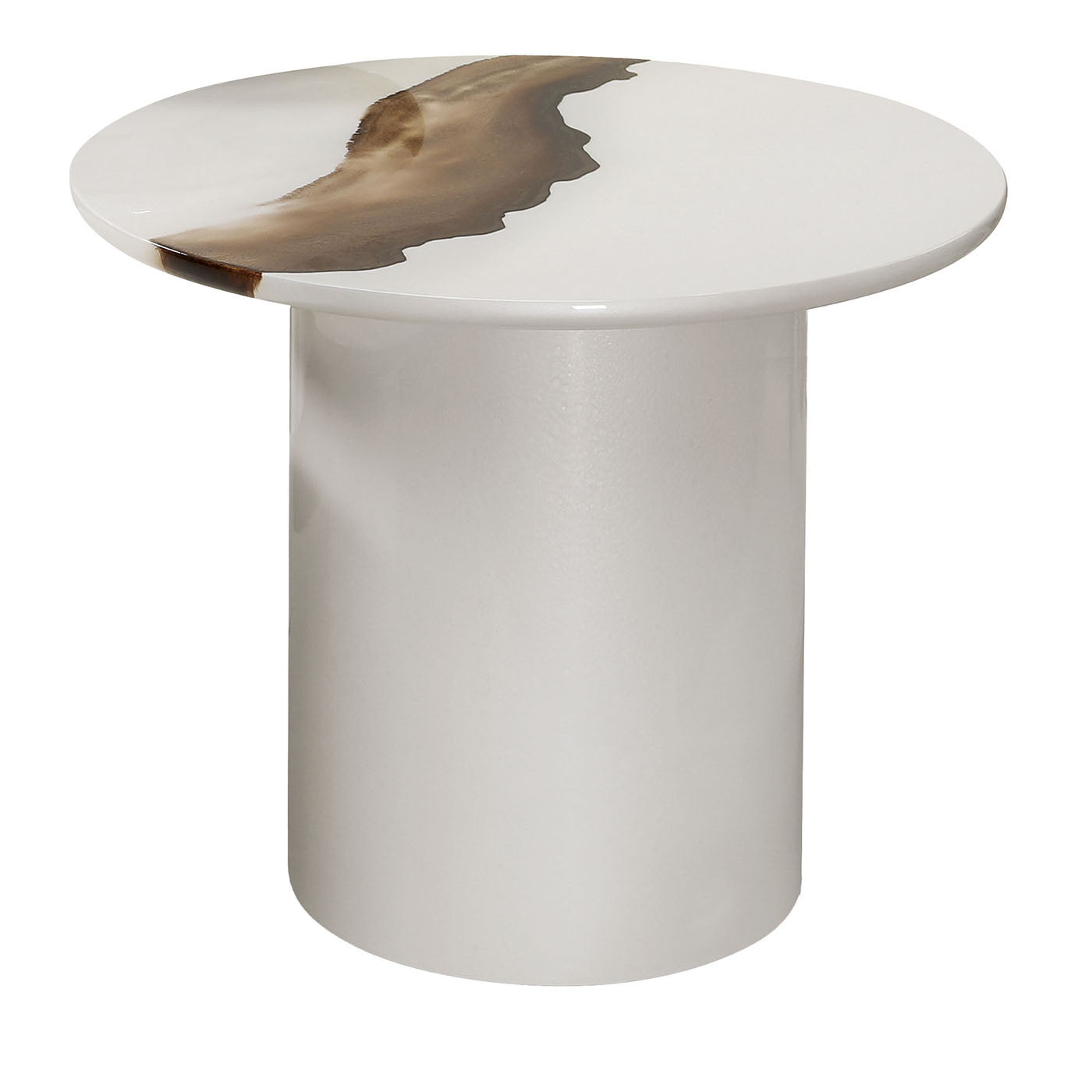 Marea Medium Mother-of-pearl Side Table - Main view