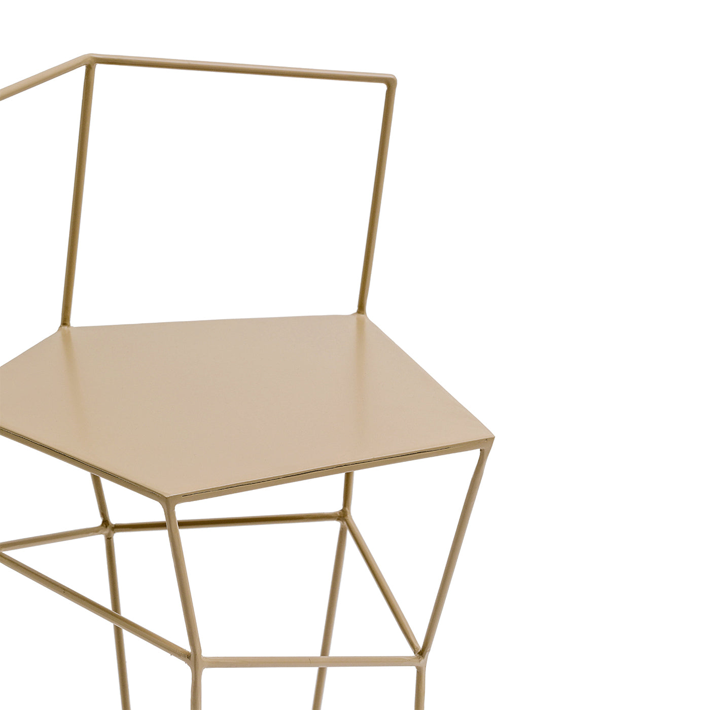 Cappuccino Stool with Backrest - Alternative view 2