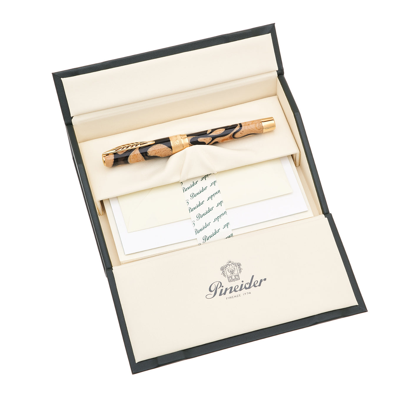 Rock Dune Rollerball Kugelschreiber mit Goldbeschlägen - Alternative Ansicht 2