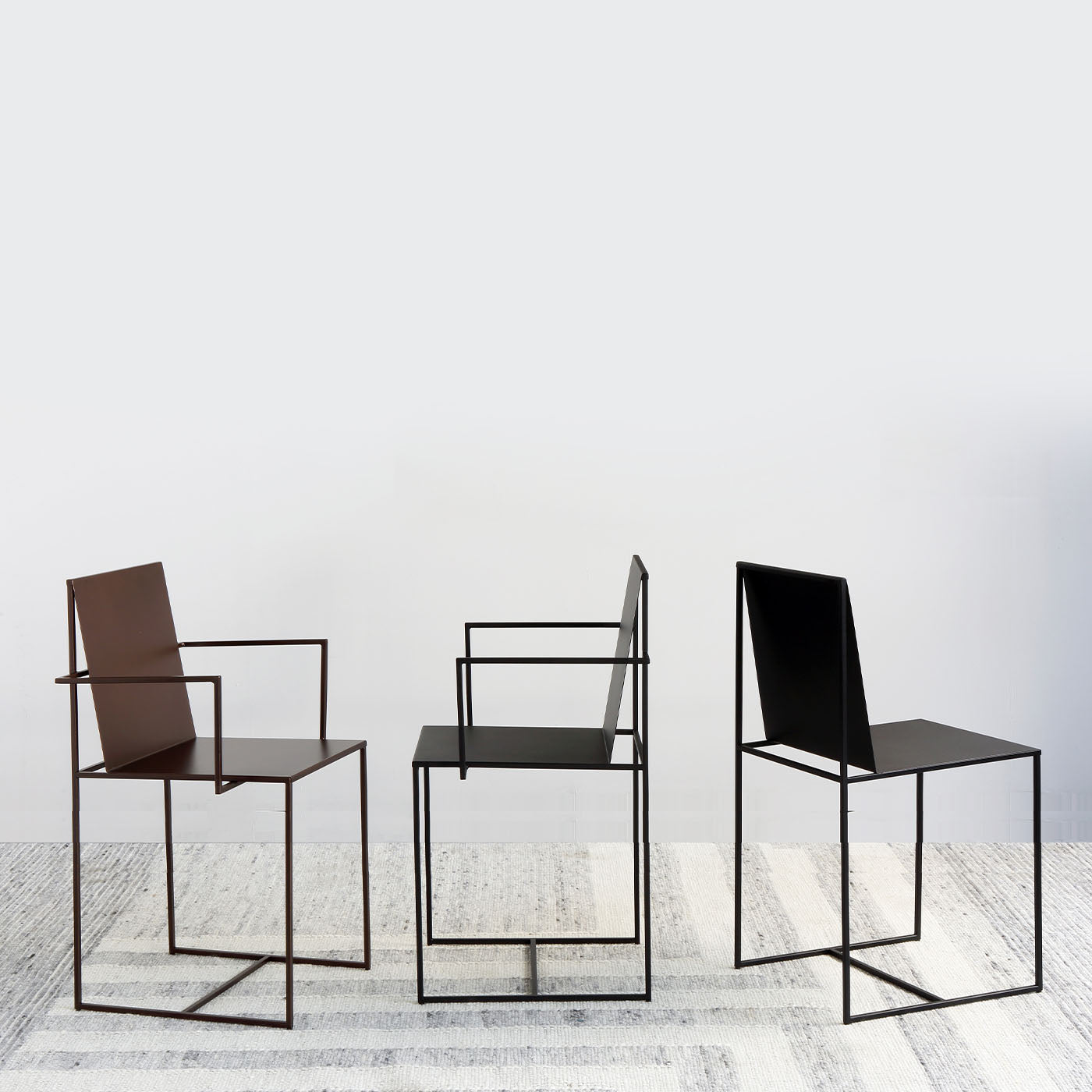 Slim Sissi Black Cooper Chair by Maurizio Peregalli - Vue alternative 2