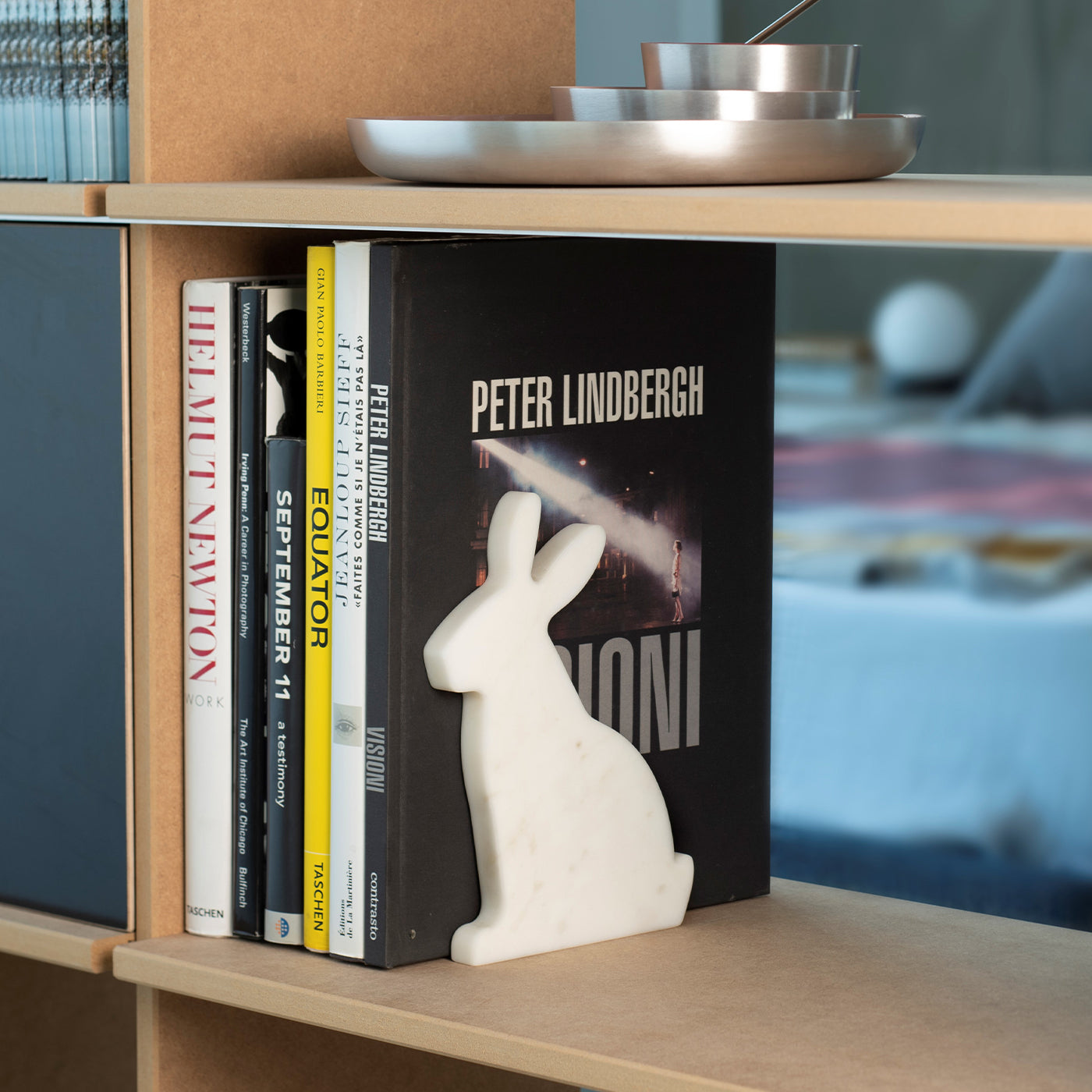 Bunny 2er-Set weißer Carrara-Buchstützen von Alessandra Grasso - Alternative Ansicht 5