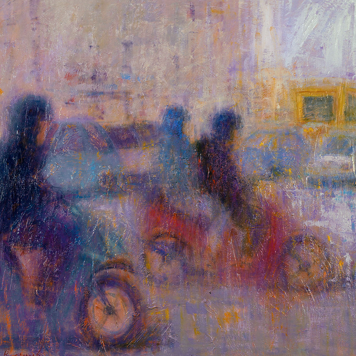 Nel Traffico Gemälde von Renato Criscuolo - Alternative Ansicht 2
