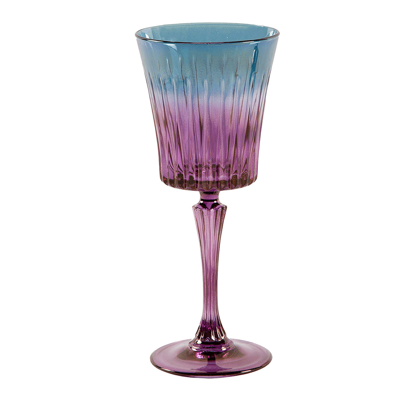 Domina Set of 2 Purple-To-Blue Water Glasses - Main view