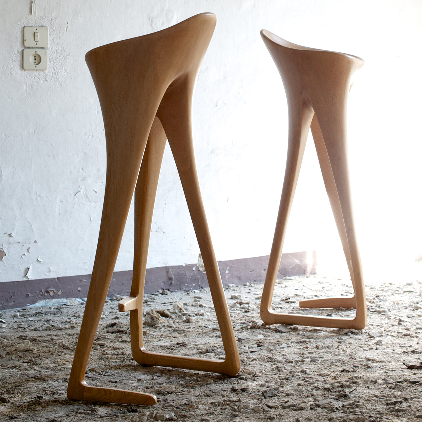 Betty Natural-Finished Stool - Alternative view 4