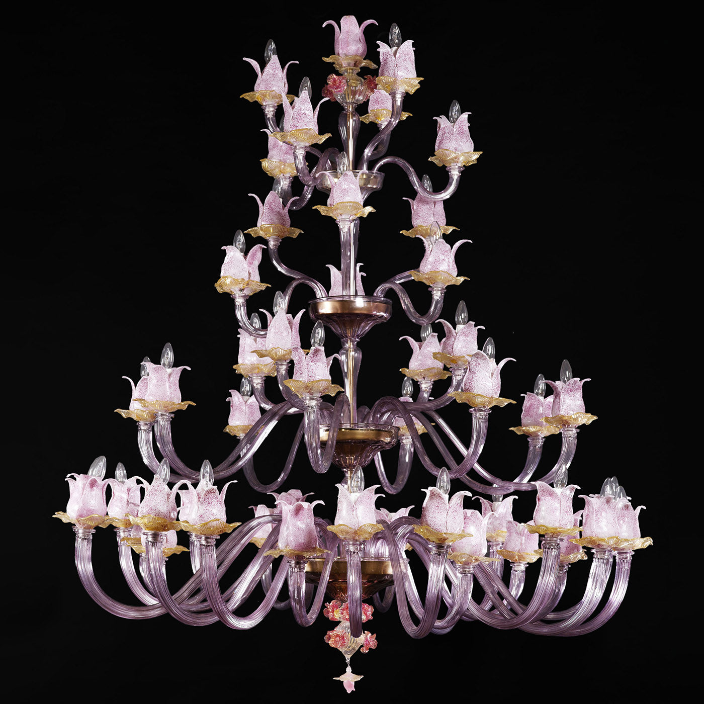 Lámpara de araña rosa Magnolia - Vista alternativa 1