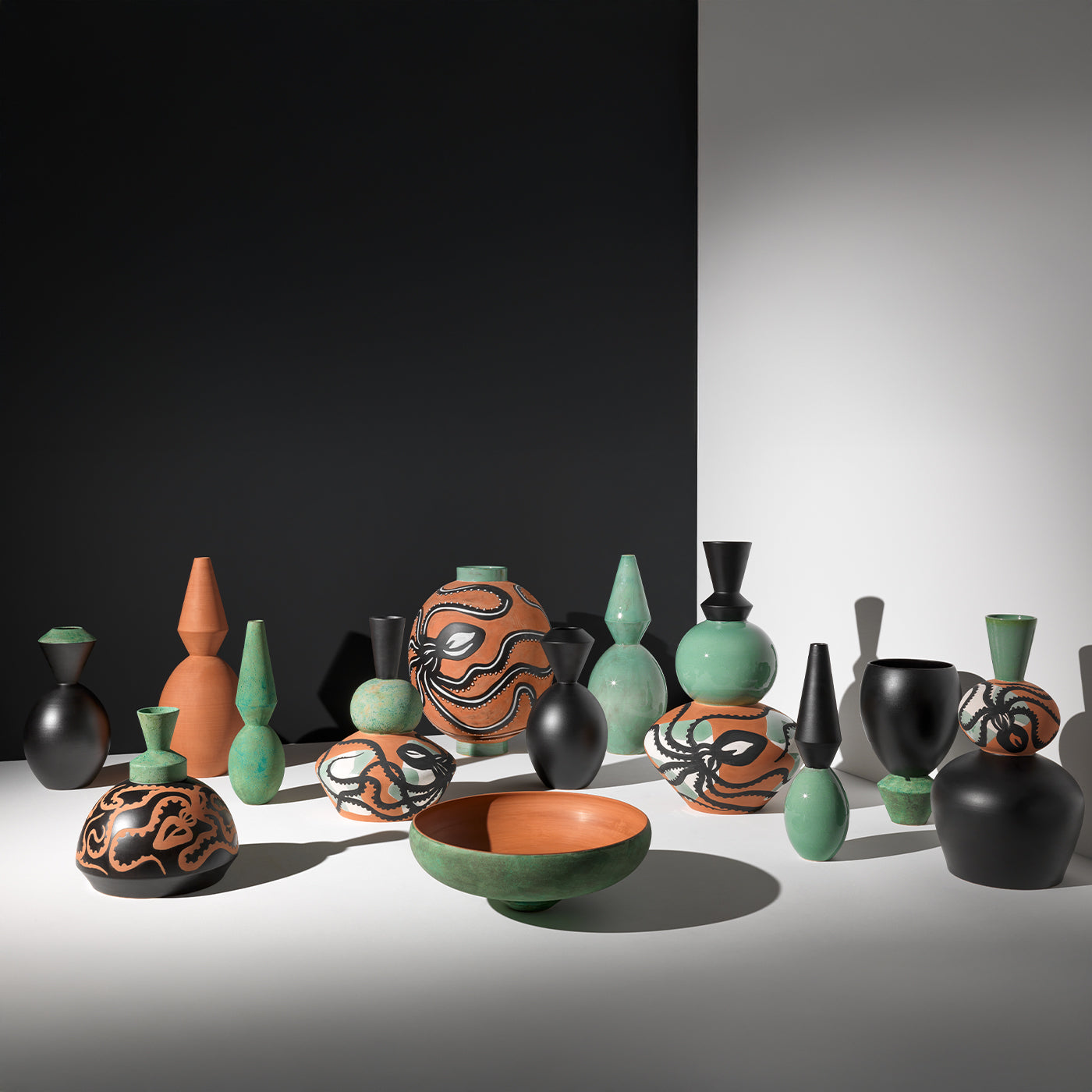 Crisos Terracotta Vase by Jean-Christophe Clair - Alternative view 1