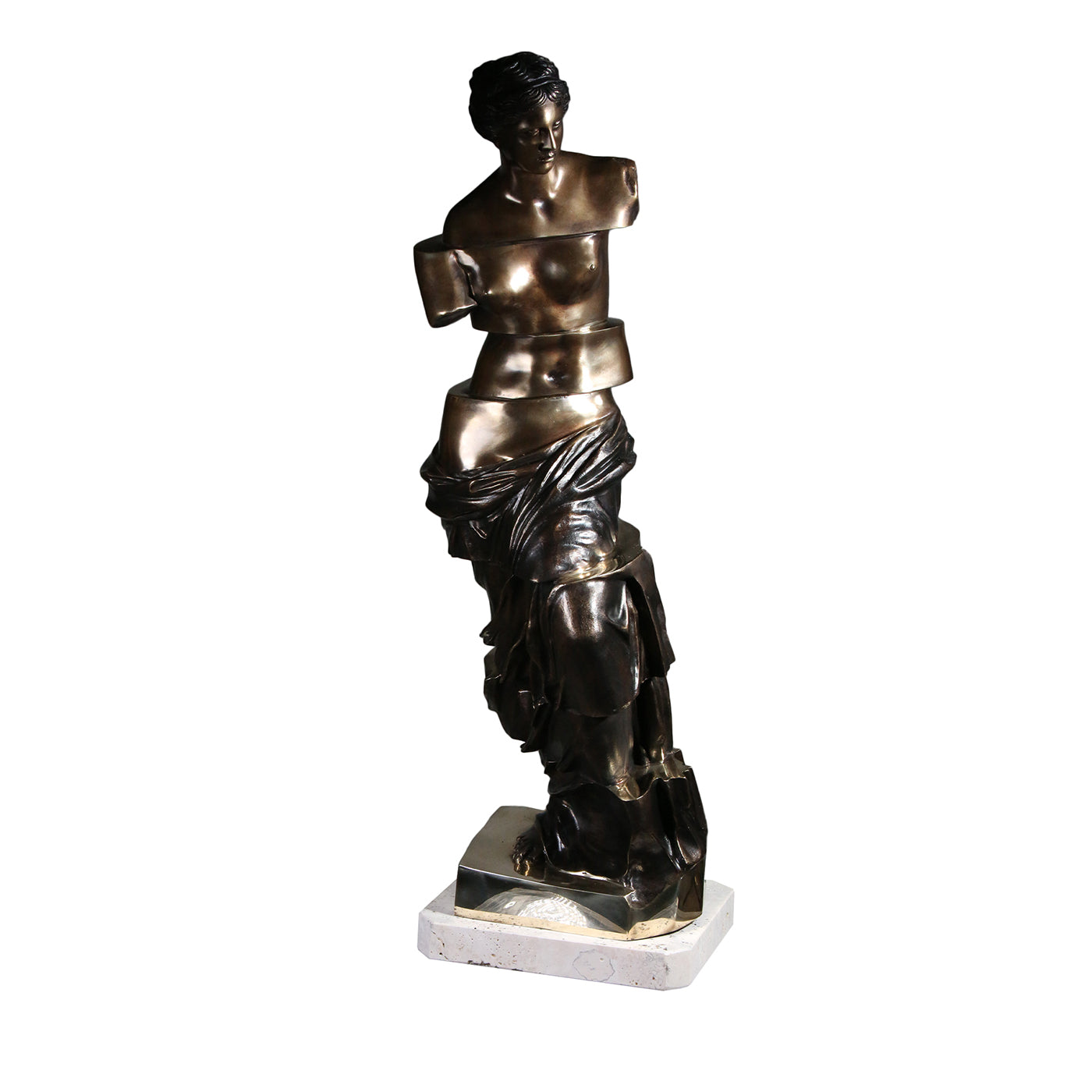 Venere di Milo sfaccettata Sculpture en bronze - Vue principale
