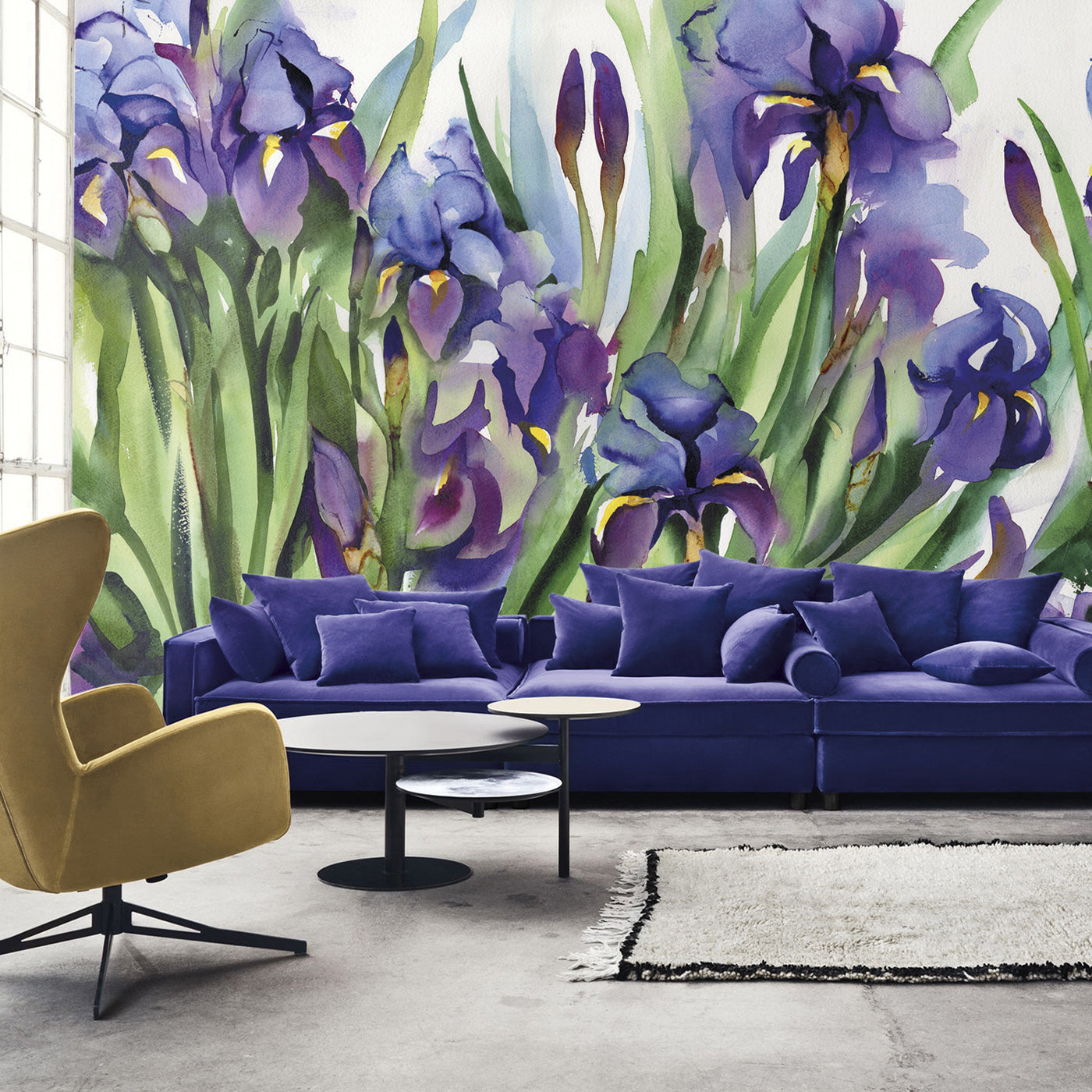 Iris Textured Wallpaper - Alternative view 4