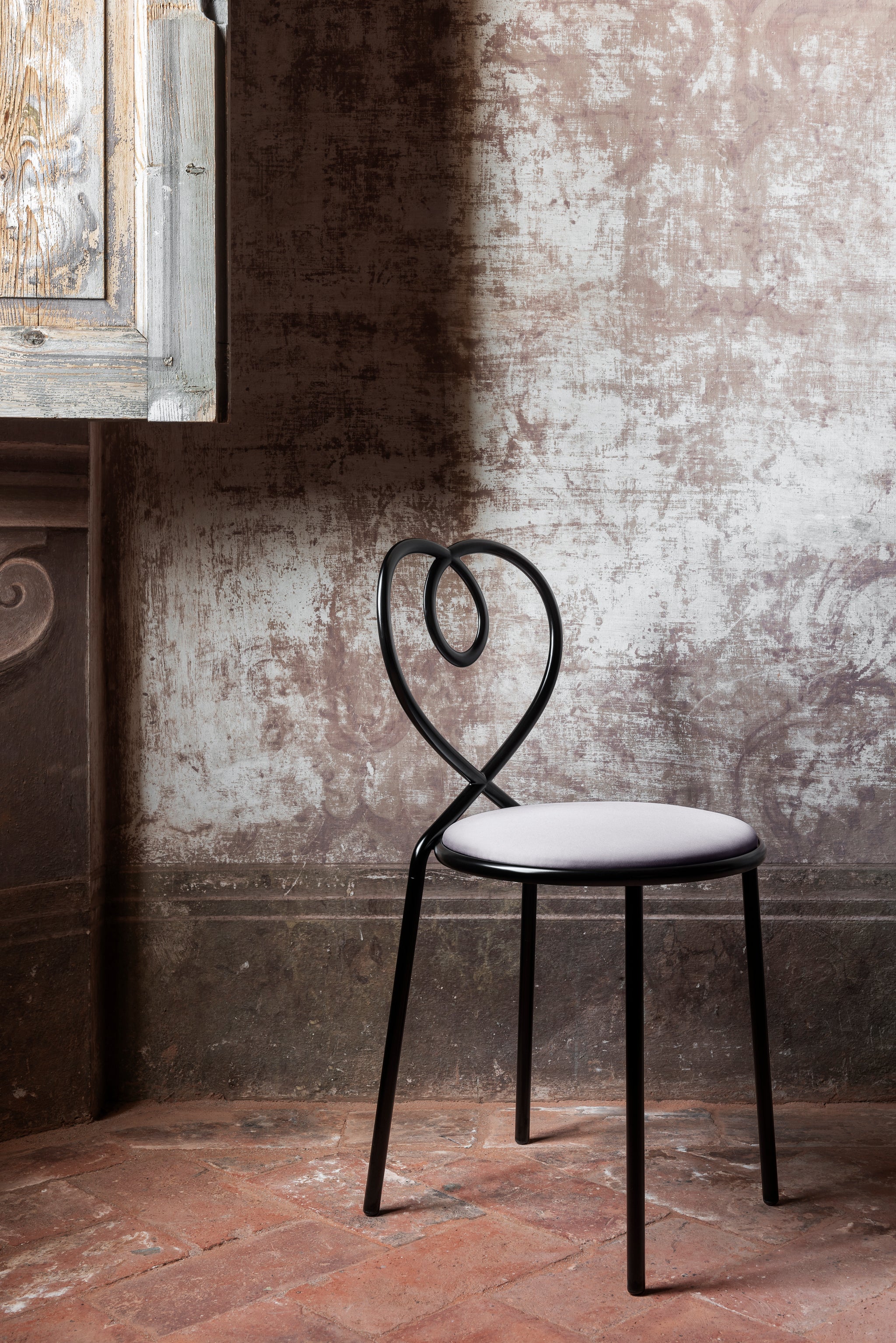 Love Black Chair by Nika Zupanc - Alternative view 2