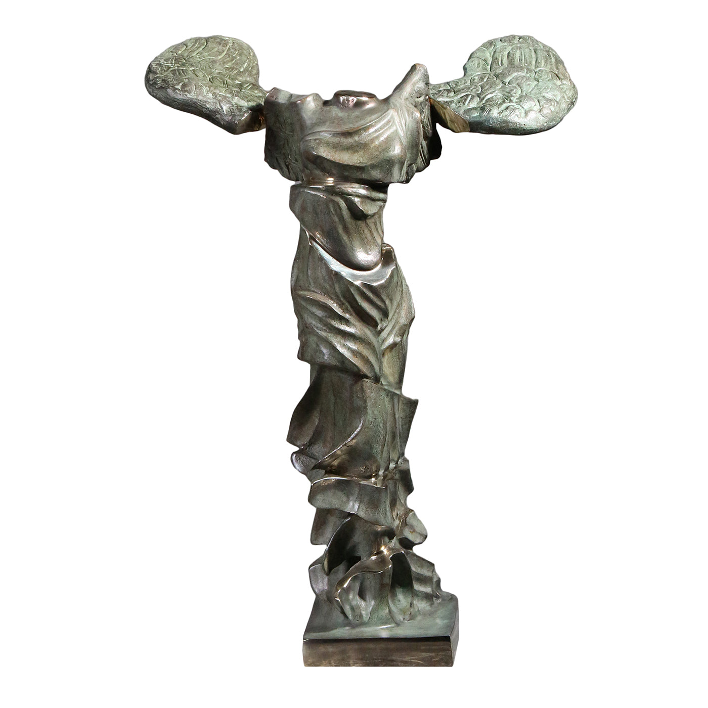 Nike di Samotracia sfaccettata bronze Statuette - Main view