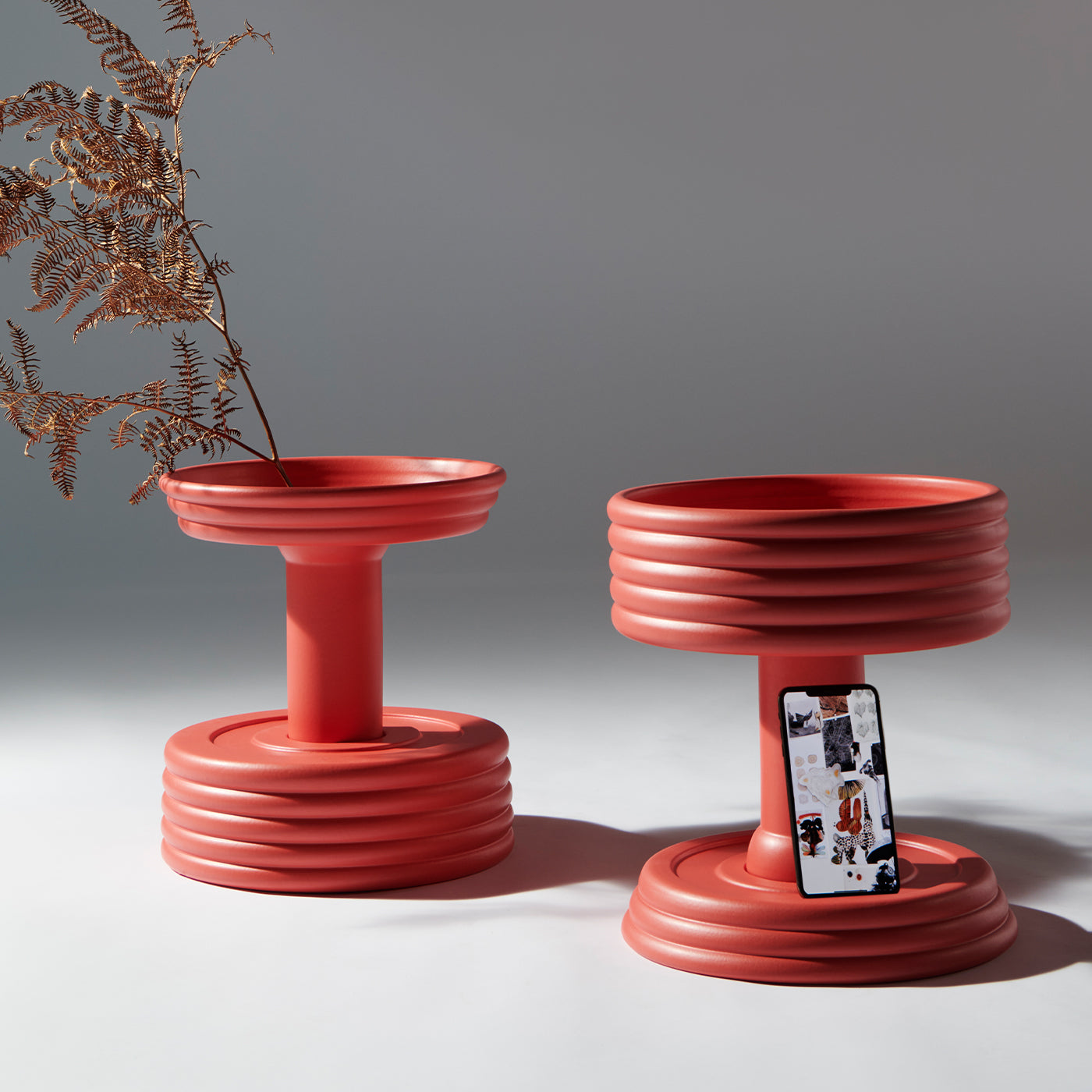 Triplex A Red Ceramic Centerpiece Limited Edition by Andrea Branciforti - Alternative view 1