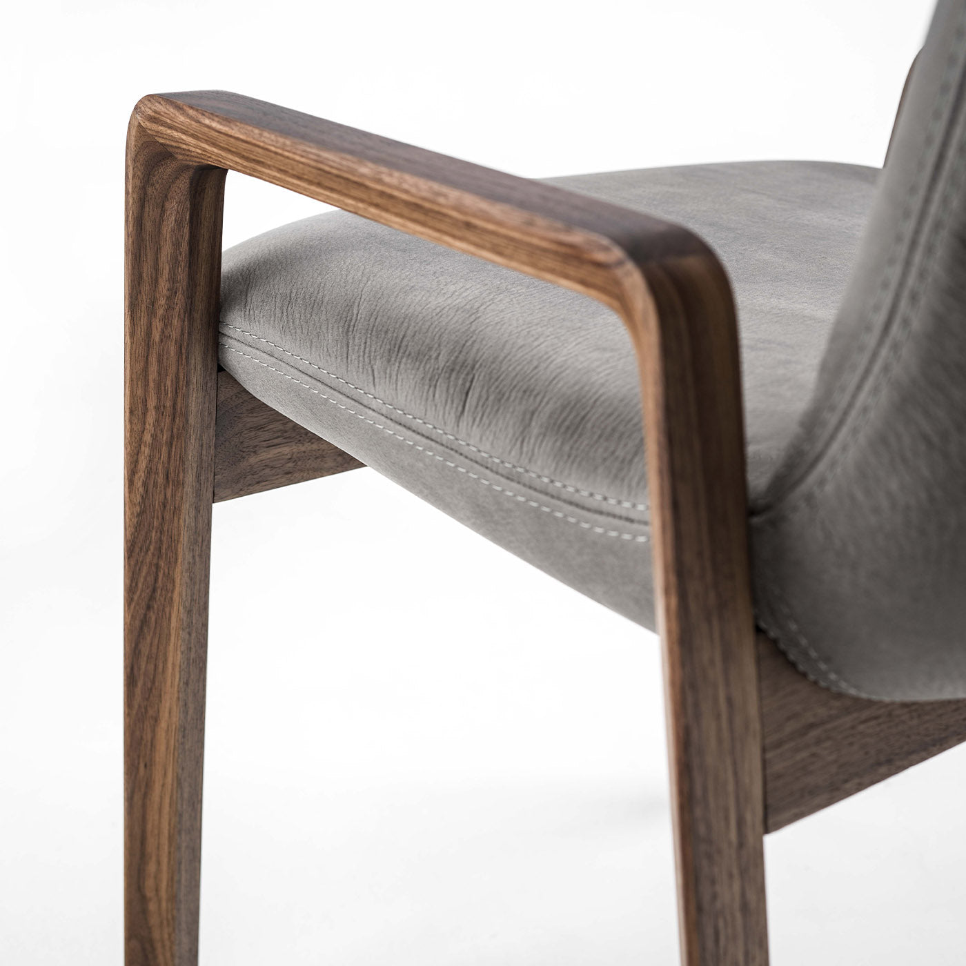 Noblé Gray Chair With Arms by Giuliano & Gabriele Cappelletti - Alternative view 2