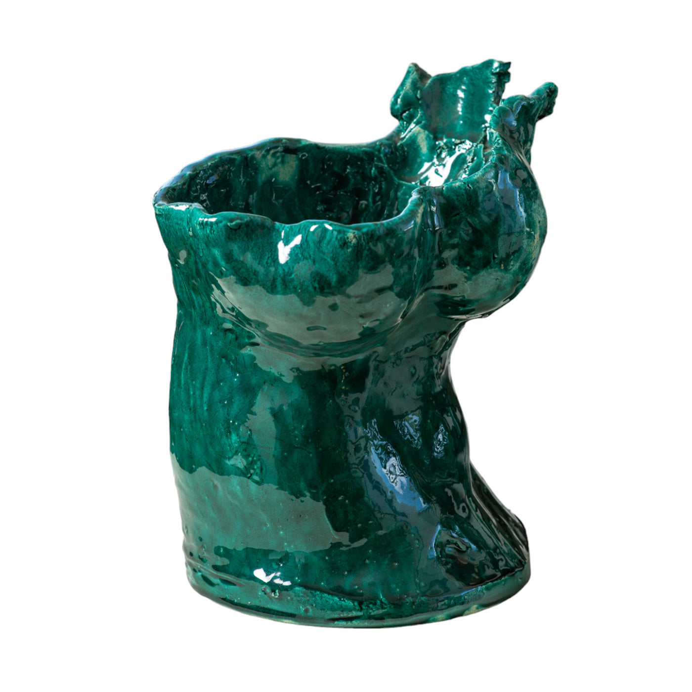 Vorrei Amarti Così Vaso in ceramica Verdigris - Vista alternativa 1