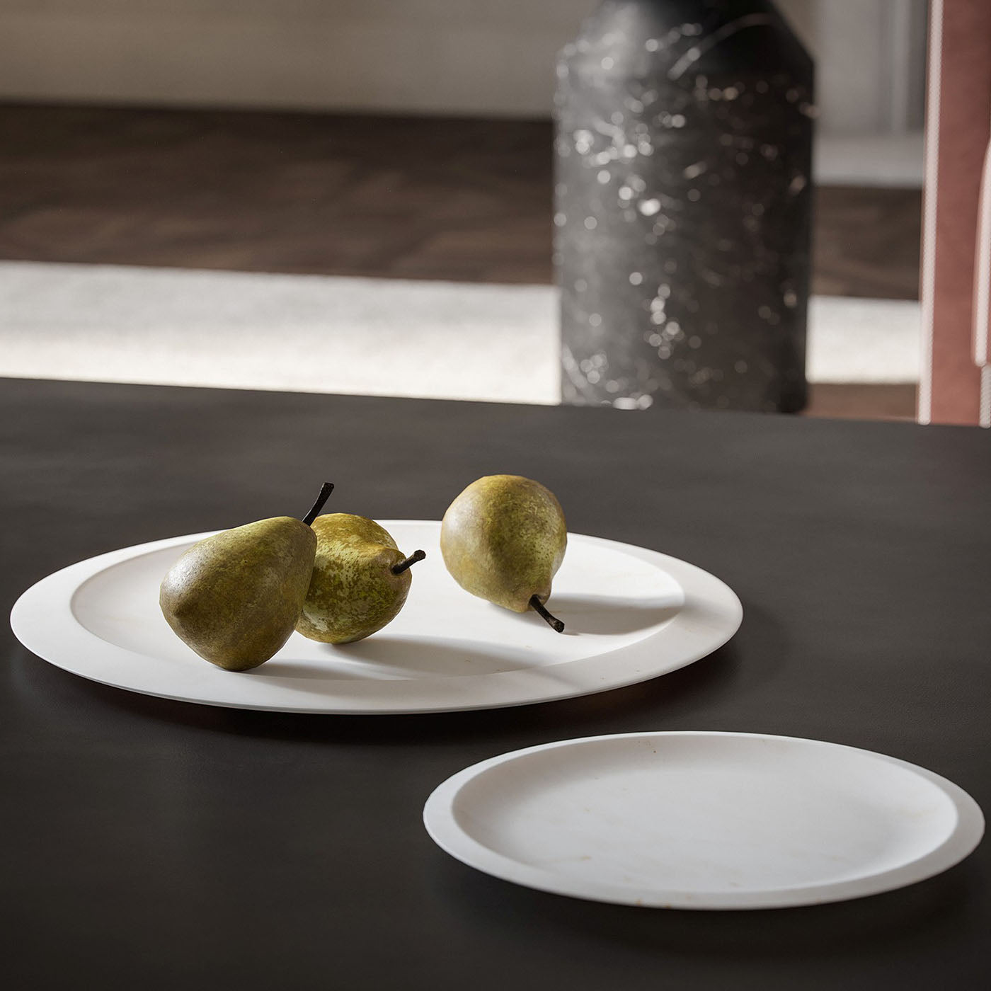 White Carrara Dinner Plate by Ivan Colominas #1 - Alternative view 1