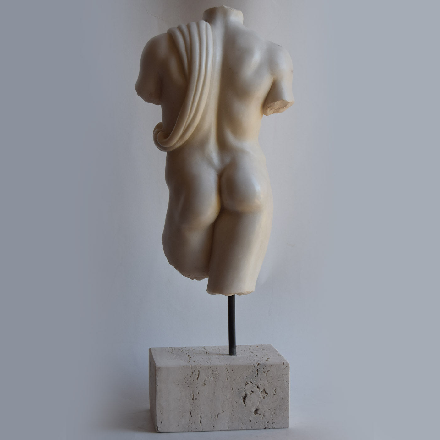 Draped Male Torso Sculpture - Alternative view 4