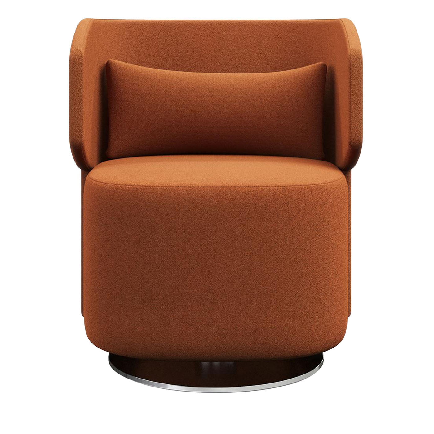 Maji Low Orange Quilted Armchair  - Main view