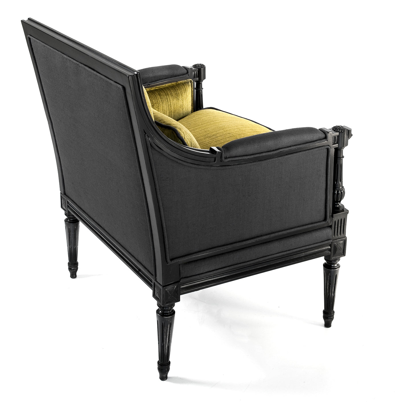 Fauteuil Ralph Directoire en hêtre laqué - Vue alternative 1