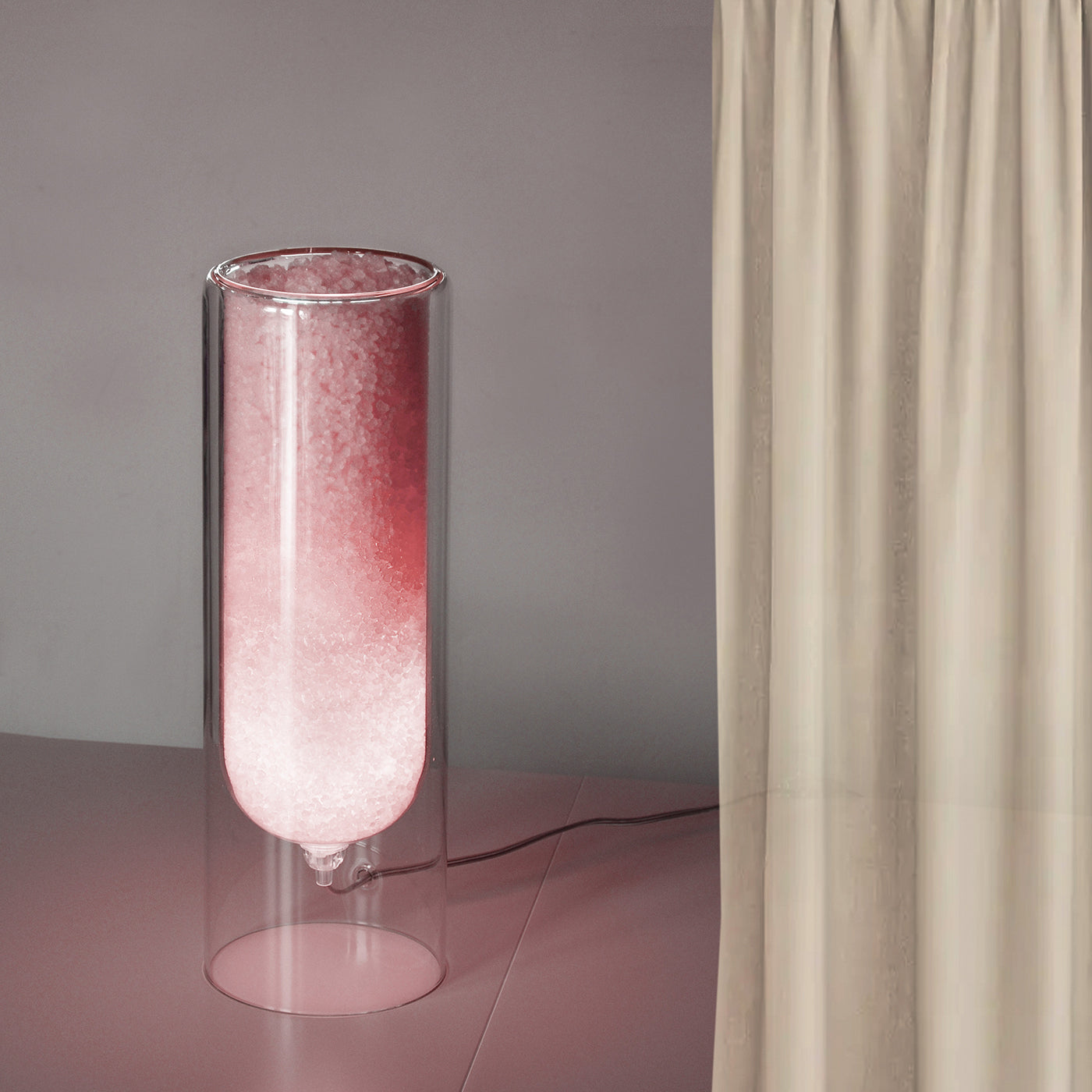 Lámpara de mesa Rocklumìna Spherical M rosa - Vista alternativa 3