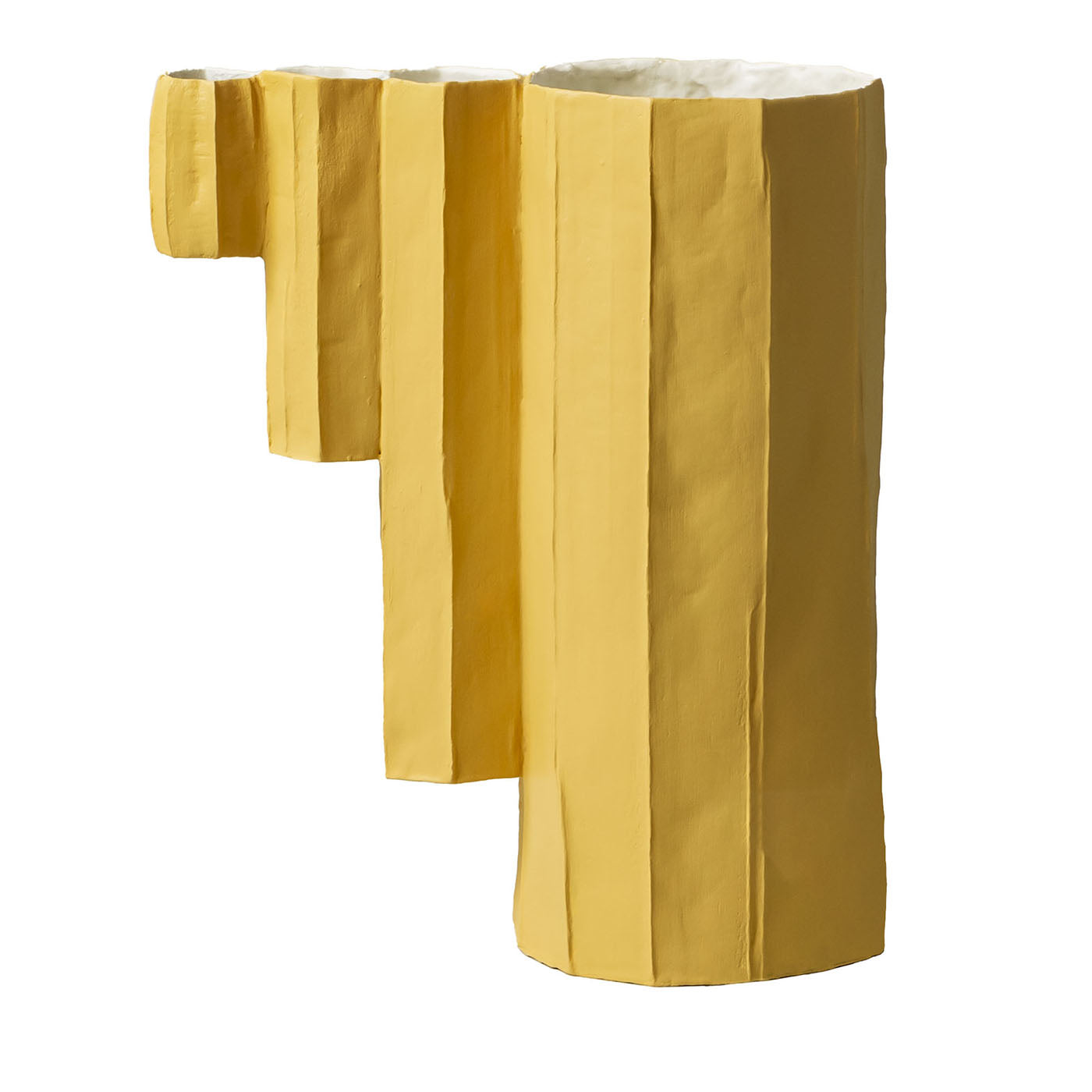 Vase en céramique Pino Bamboo Yellow - Vue principale