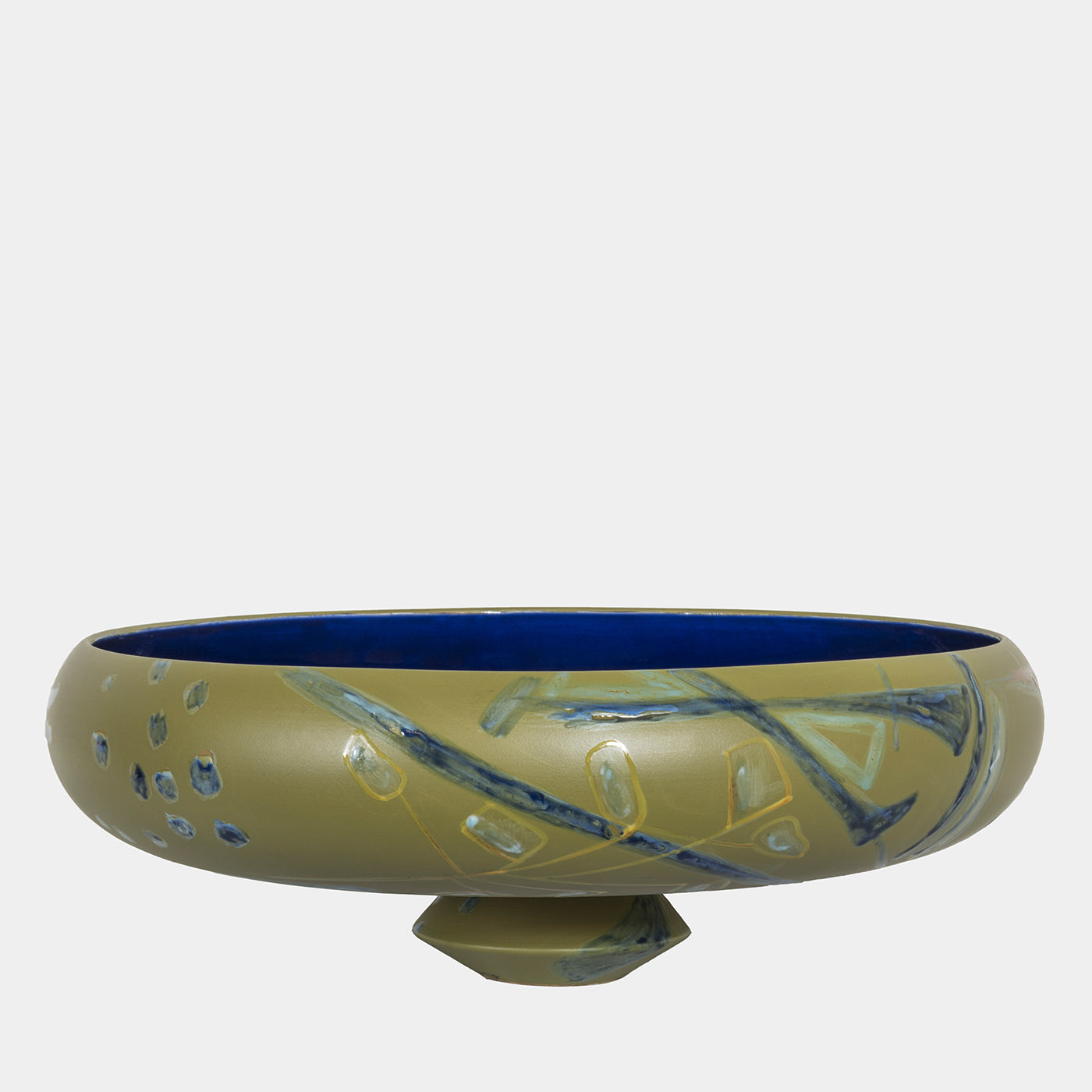 Panarea Hand-painted Ceramic Centerpiece - Alternative view 2
