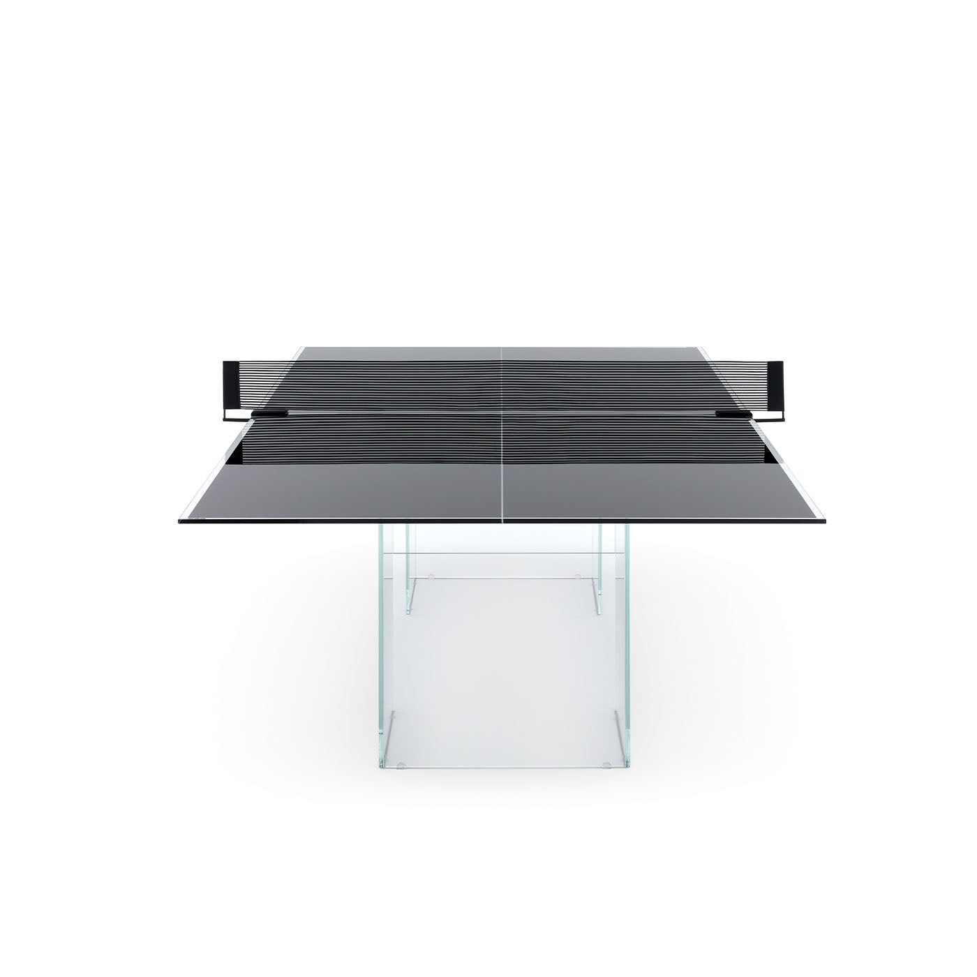 Mesa de ping pong de cristal negro - Vista alternativa 2