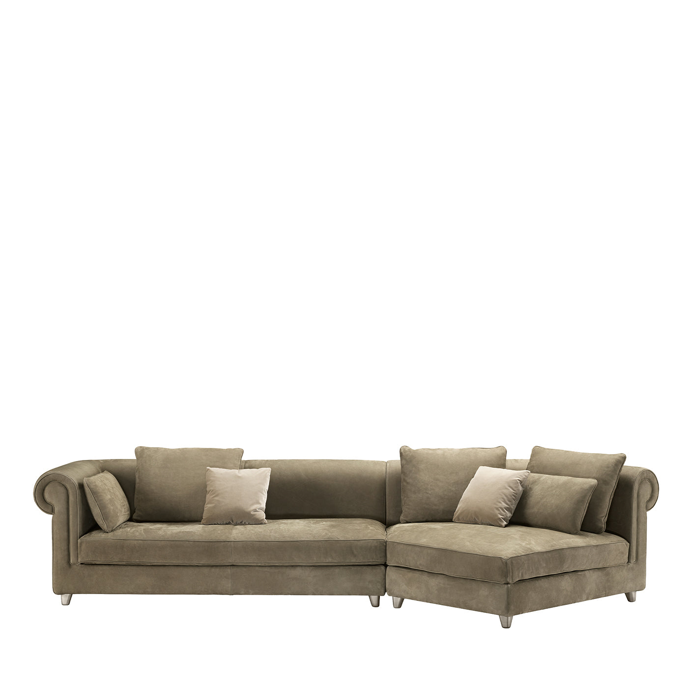 Portofino graues sofa by Stefano Giovannoni #2 - Hauptansicht
