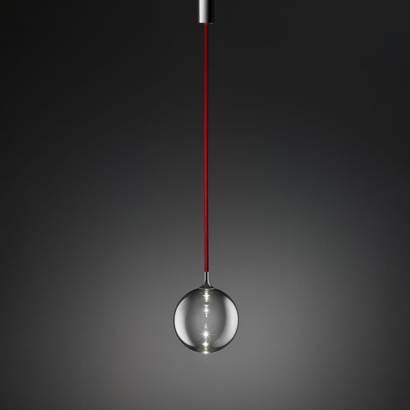 Palloncino Red Pendant Lamp by Franco Raggi - Alternative view 1
